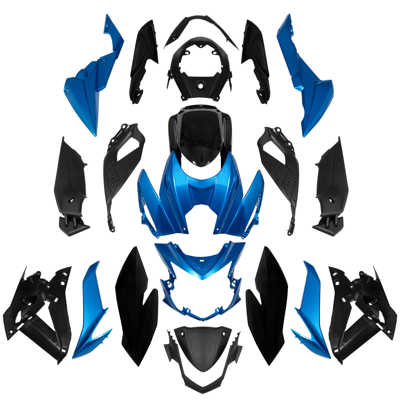 2017-2024 Suzuki GSXS GSX-S 750 Amotopart Injection Plastic Bodywork Fairing 012#