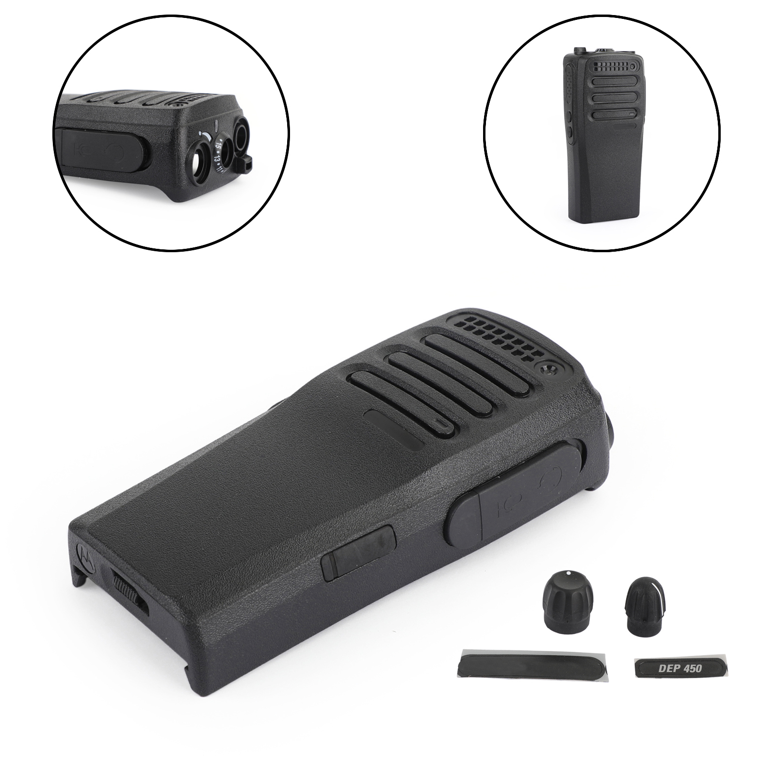 Front Cover Shell Surface+Volume Channel Knob for DP1400 DEP450 XIR P3688 CP200D Generic