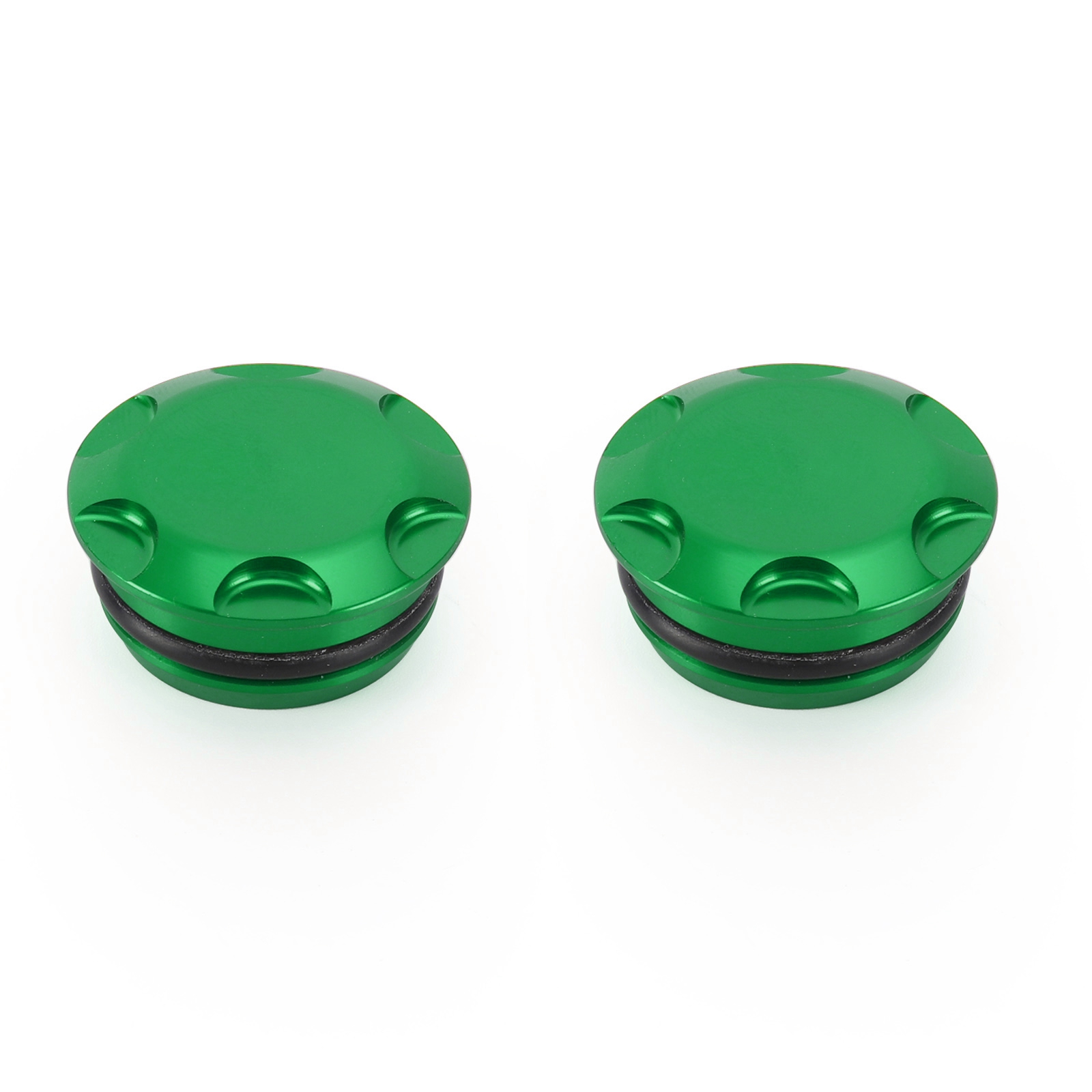 Aluminum Green Frame Hole Caps Plugs Cover Fit for Kawasaki Ninja 250 400 18-22 Generic