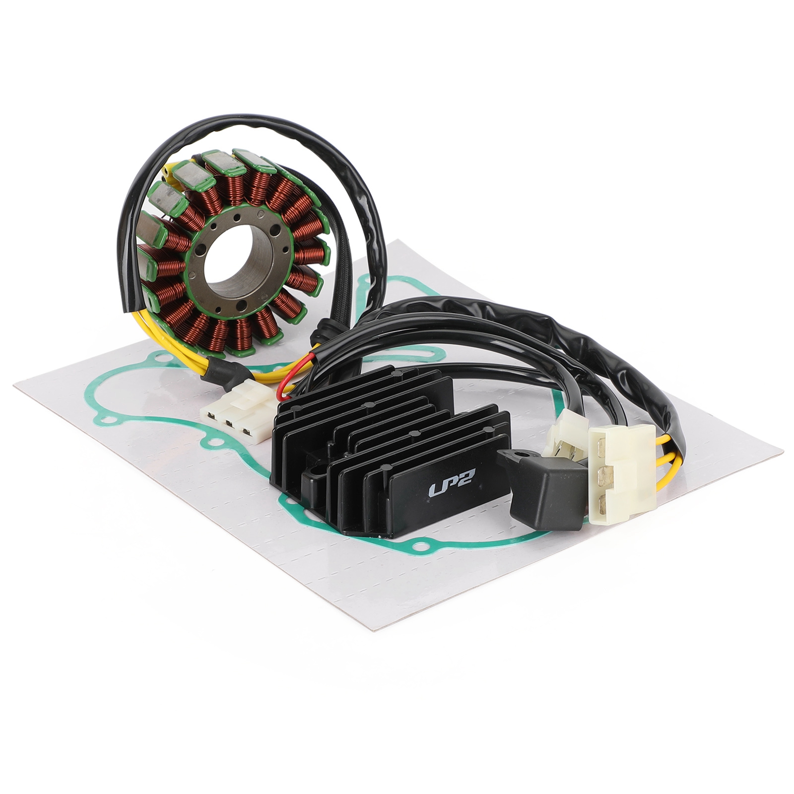 Magneto Stator + Voltage Rectifier + Generator Gasket For RC125 RC200 2014-2020 Generic