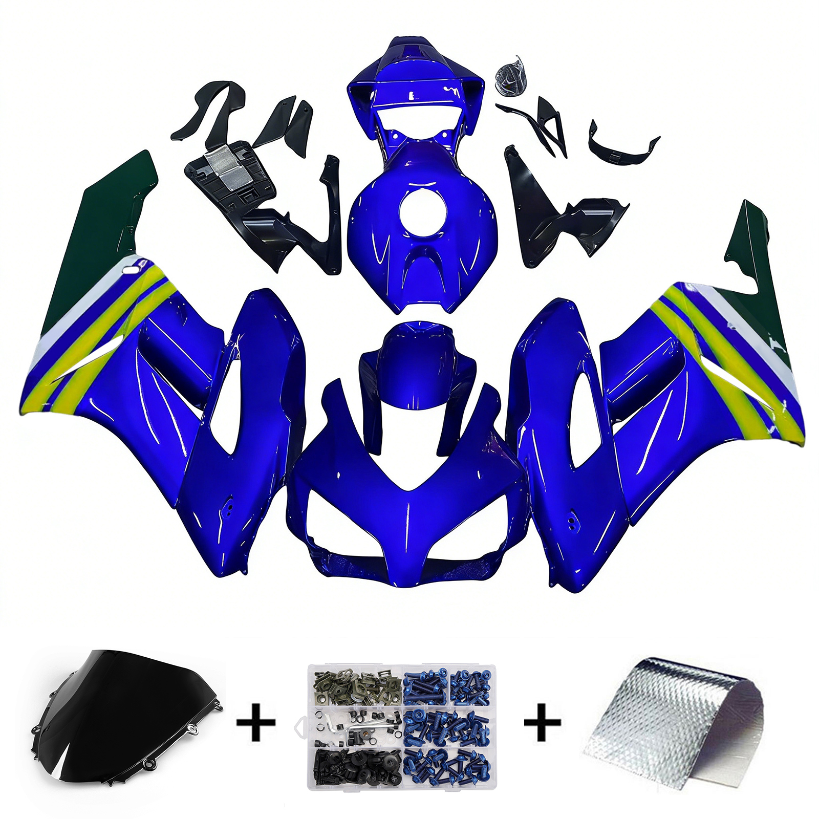 2004-2005 Honda CBR1000RR Amotopart Injection Fairing Kit Bodywork Plastic ABS #2