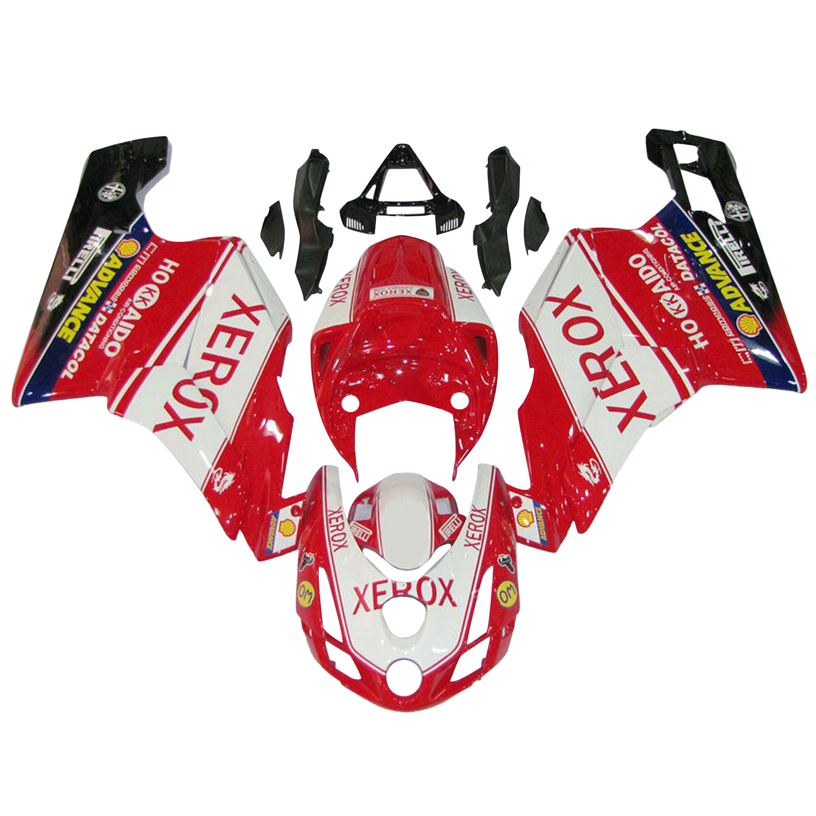 2003-2004 Ducati 999 749 Amotopart INJECTION ABS Plastic Fairing Bodywork Kit #7