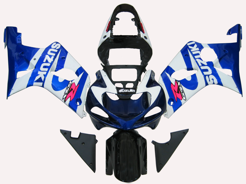 2000-2002 Suzuki GSXR1000 Injection Fairing Kit Bodywork Plastic ABS #9 Amotopart Fairing