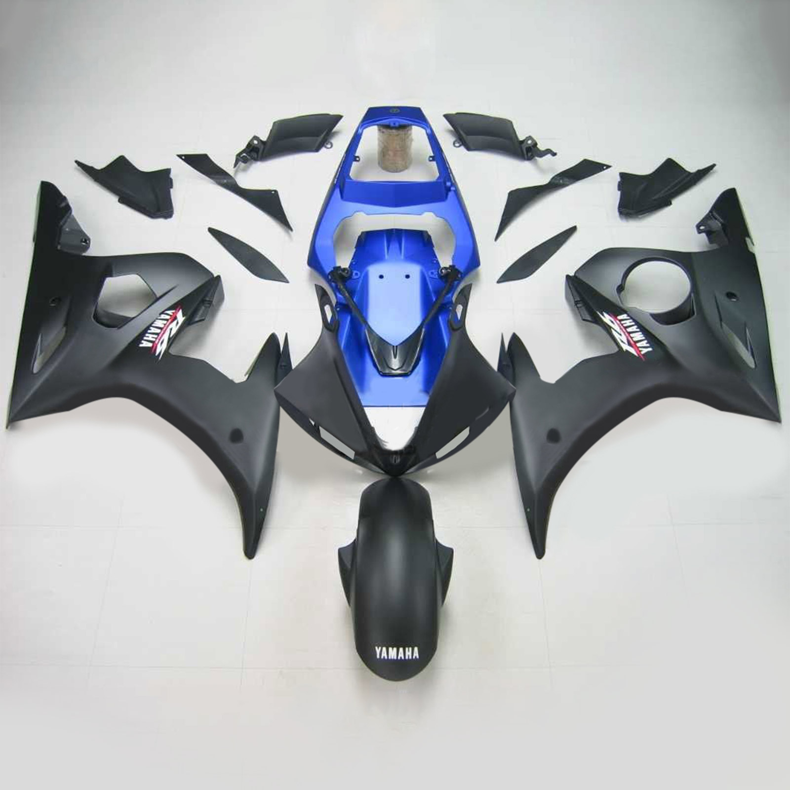 2005 Yamaha YZF 600 R6 Injection Fairing Kit Bodywork Plastic ABS #118 Amotopart Fairing