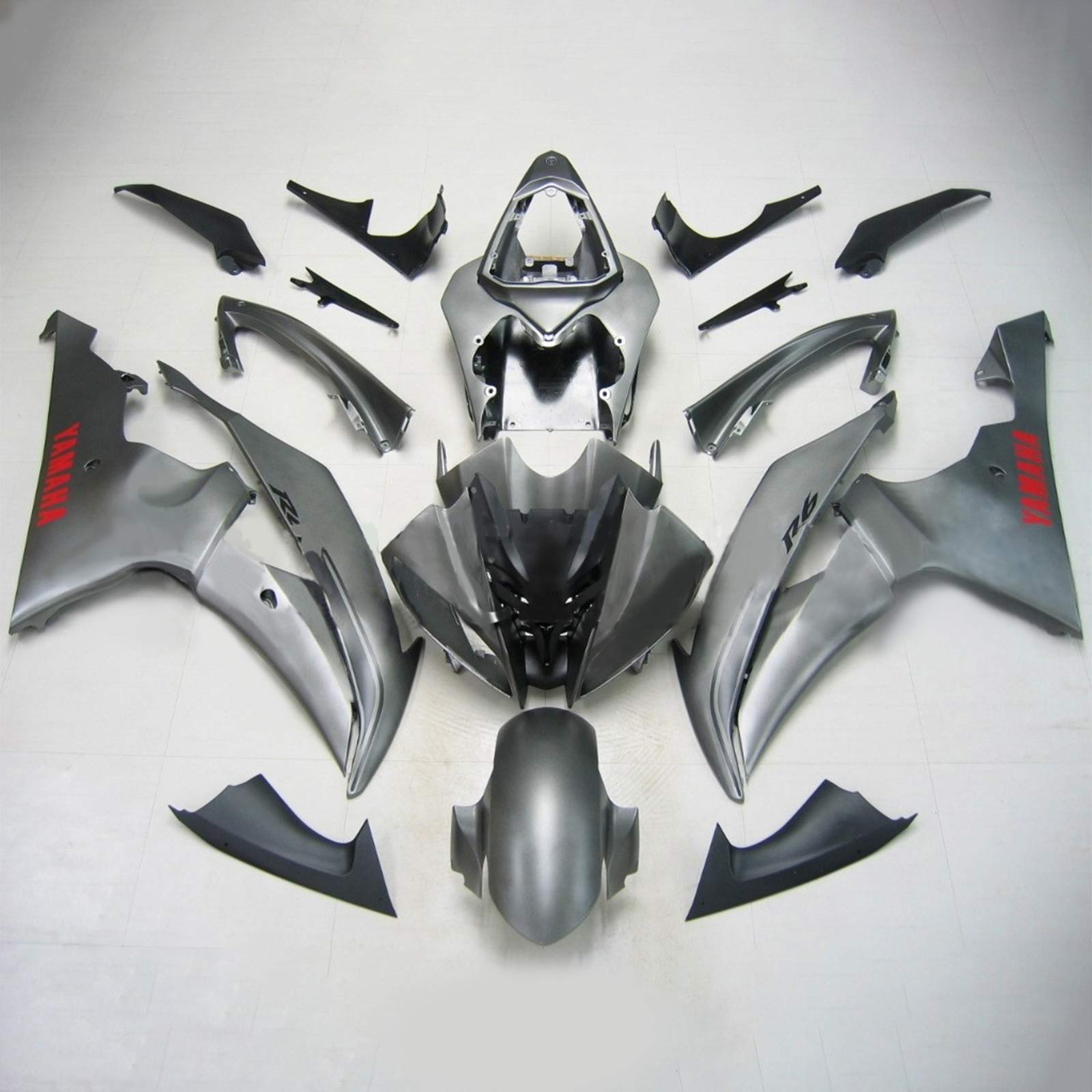 2008-2016 Yamaha YZF 600 R6 Injection Fairing Kit Bodywork Plastic ABS #157 Amotopart Fairing