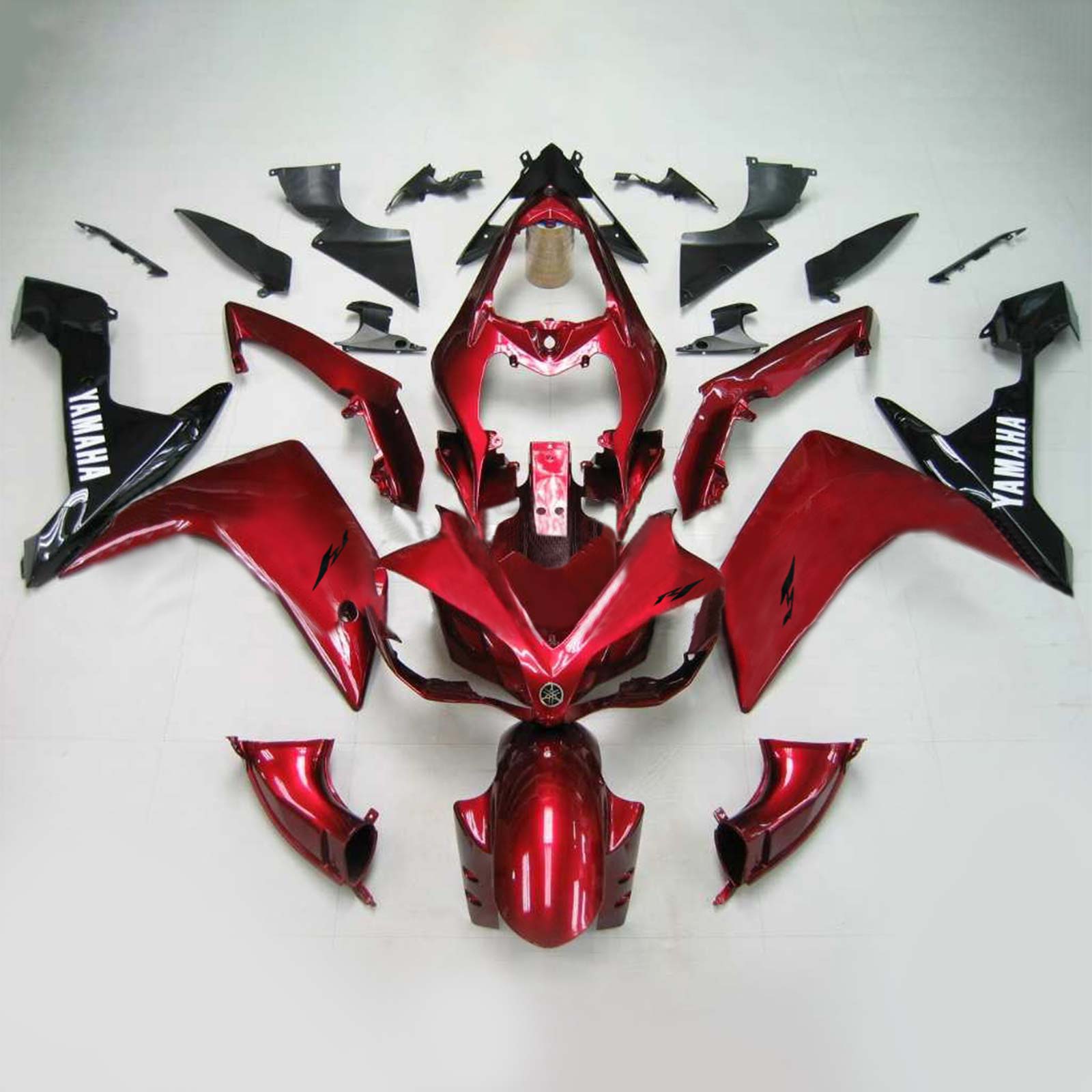 2007-2008 Yamaha YZF 1000 R1 Injection Fairing Kit Bodywork Plastic ABS #113 Amotopart Fairing