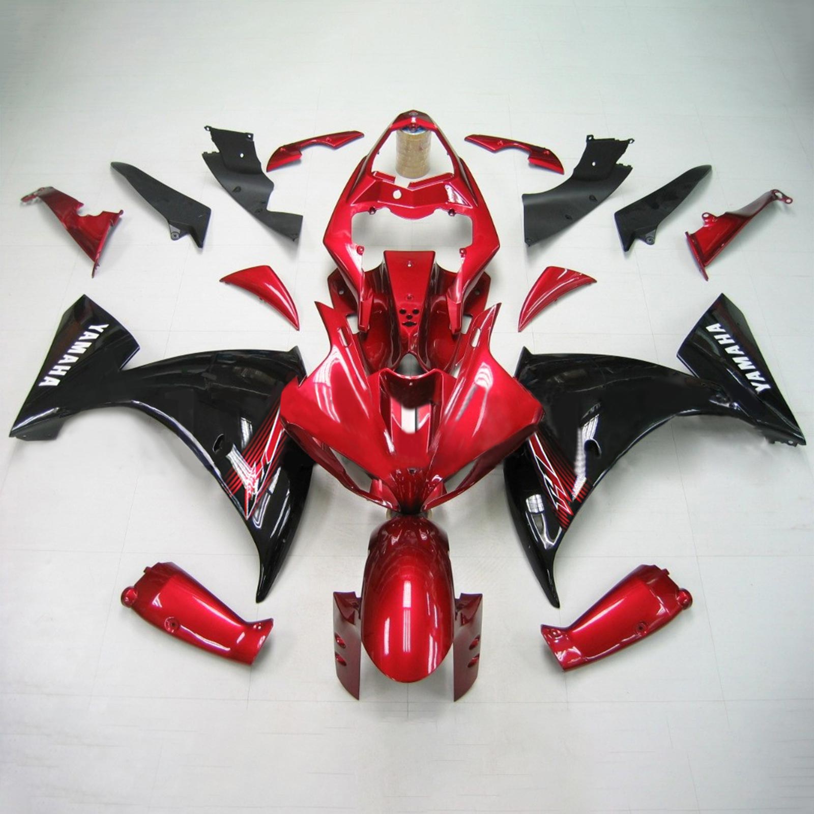 2009-2011 Yamaha YZF 1000 R1 Amotopart Injection Fairing Kit Bodywork Plastic ABS #113