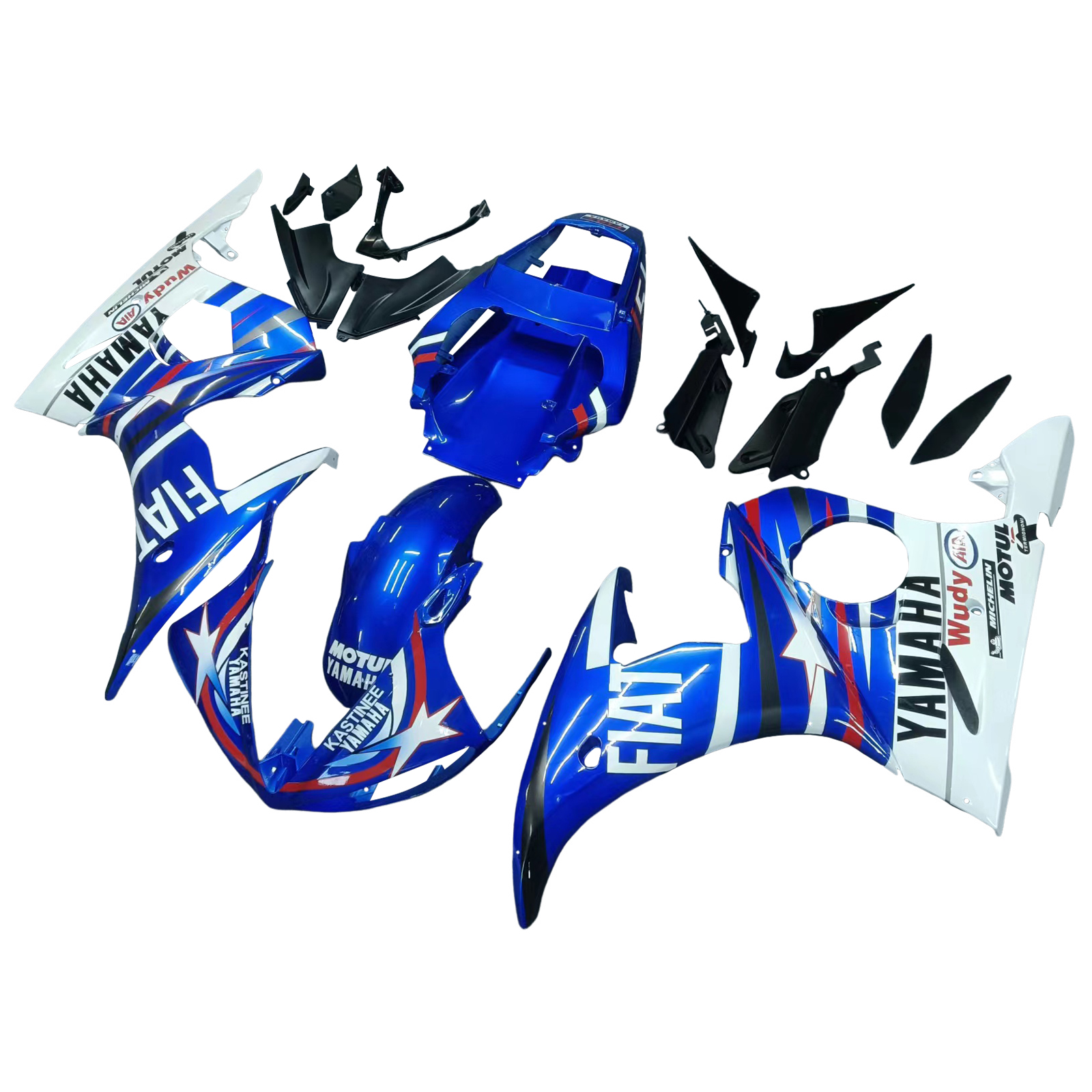 2003-2009 Yamaha YZF 600 R6 R6S Injection Fairing Kit Bodywork Plastic ABS #13 Amotopart Fairing 2003-2009 Yamaha YZF 600 R6 R6S Injection Fairing Kit Bodywork Plastic ABS #13 Amotopart Fairing