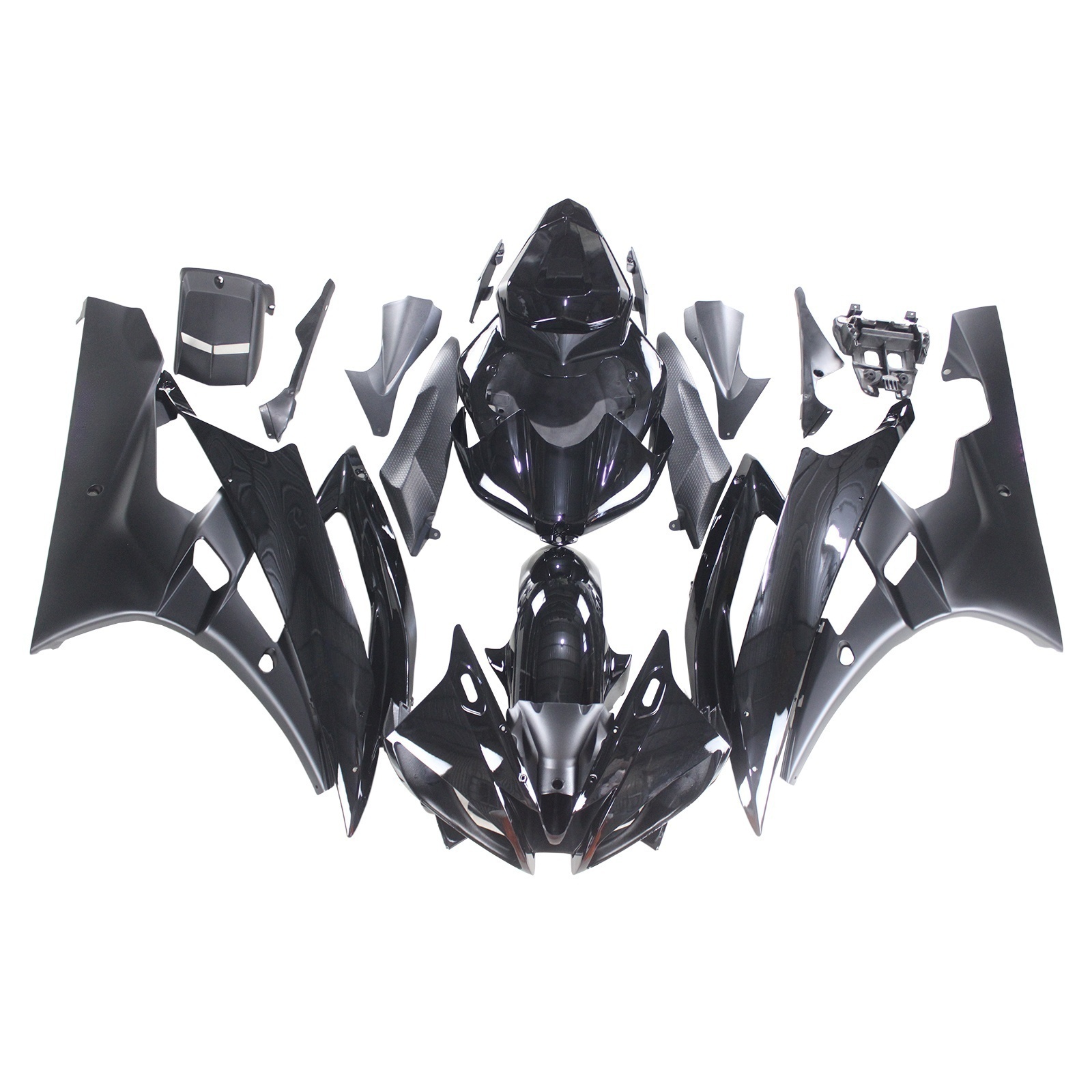 2006-2007 Yamaha YZF 600 R6 Amotopart Injection Fairing Kit Bodywork Plastic ABS #107