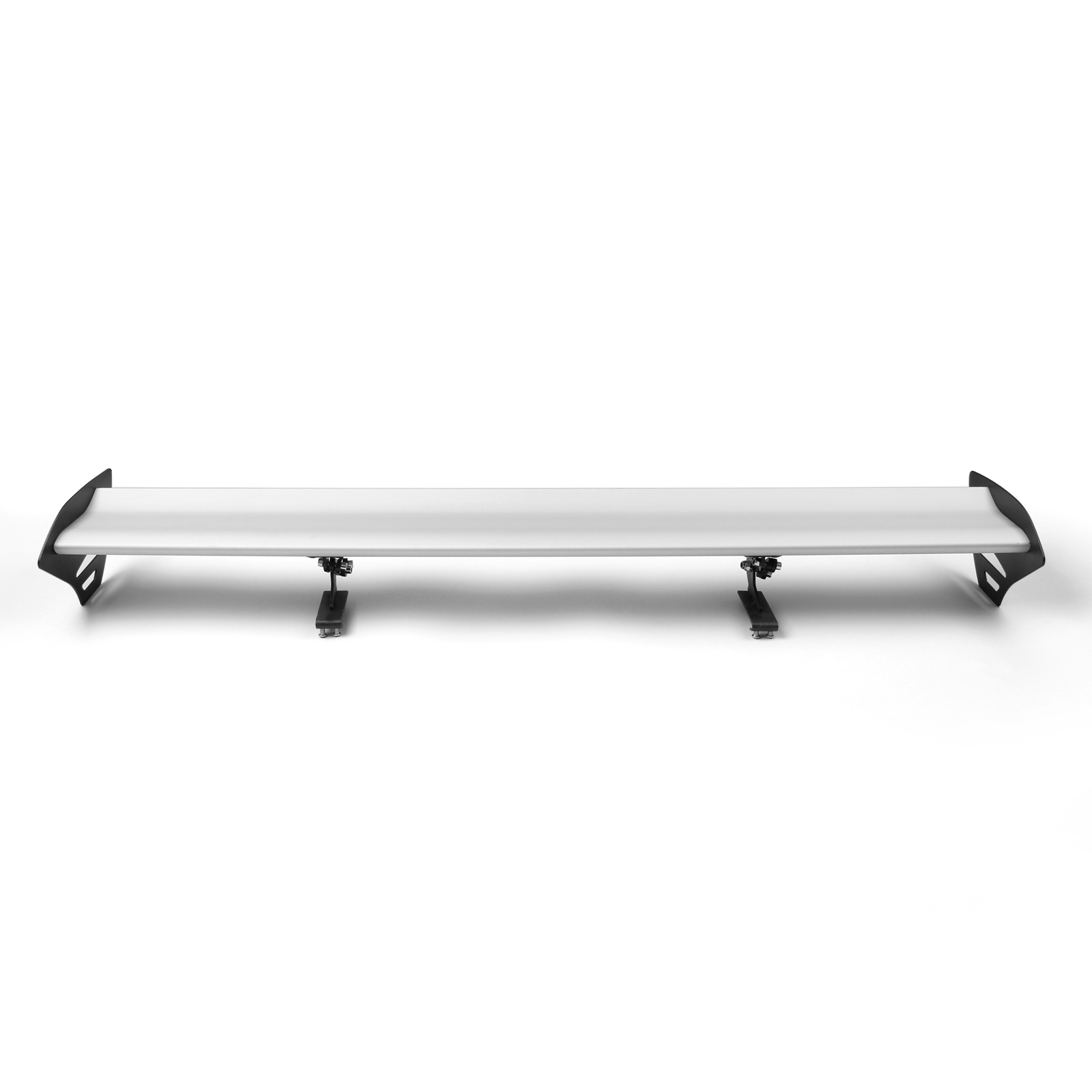 Universal Hatch Adjustable Aluminum GT Rear Trunk Wing Racing Spoiler Silver 15# Generic