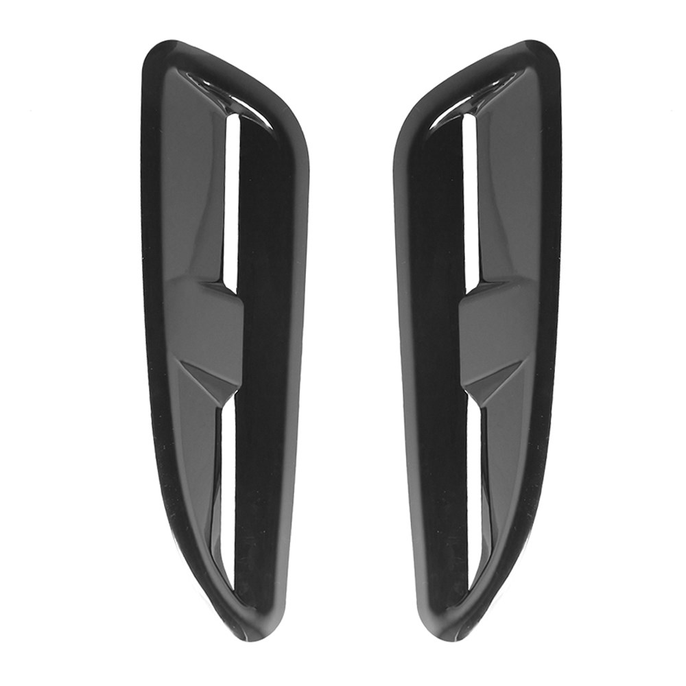 ABS Plastic Bonnet Vents Gloss Black Finish For Jaguar Xkr Style Rs Vxr Ford Bmw Generic