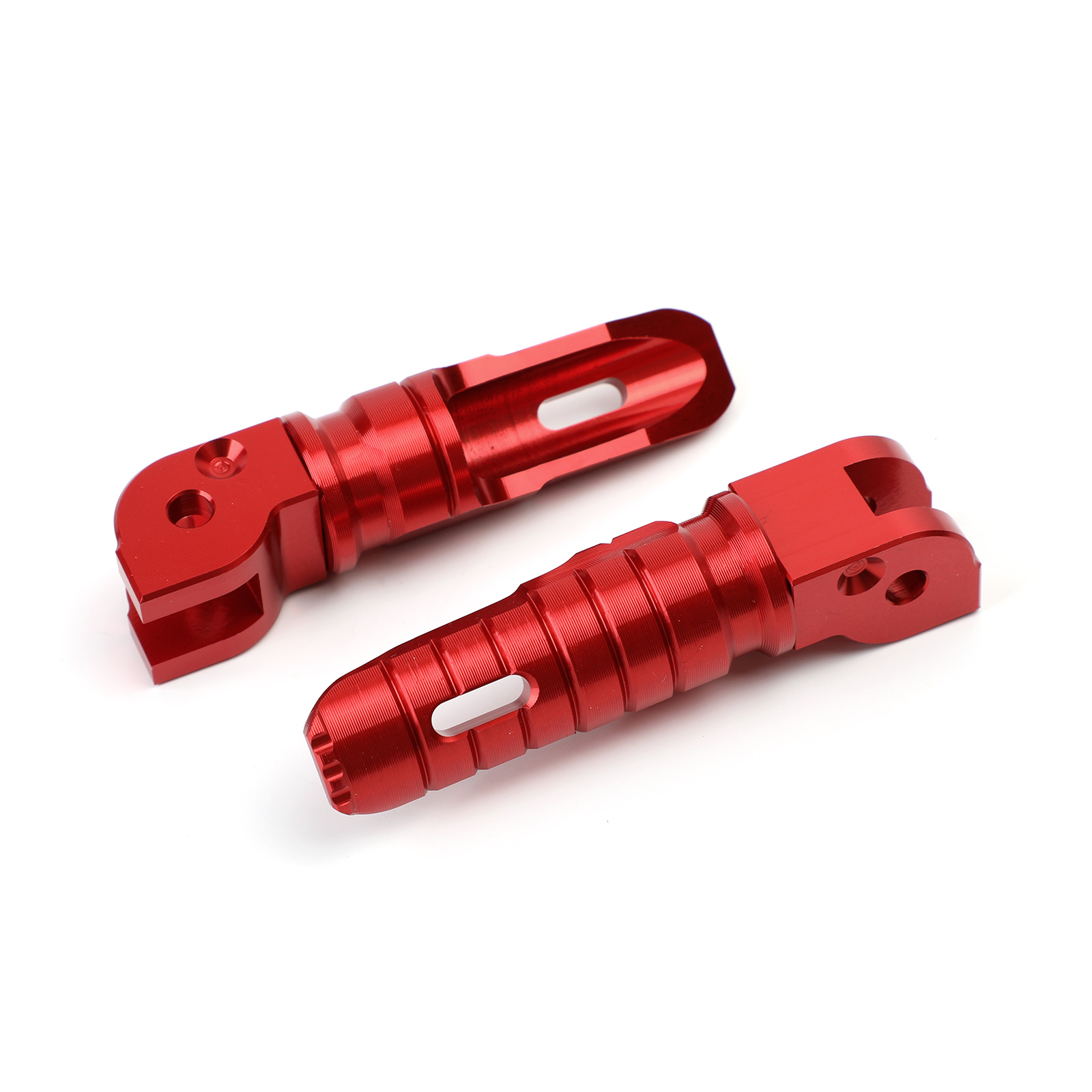 Passenger Rear Footrests Foot Peg For DUCATI 696 08-14 796 11-14 M1100 09-13 Red Generic