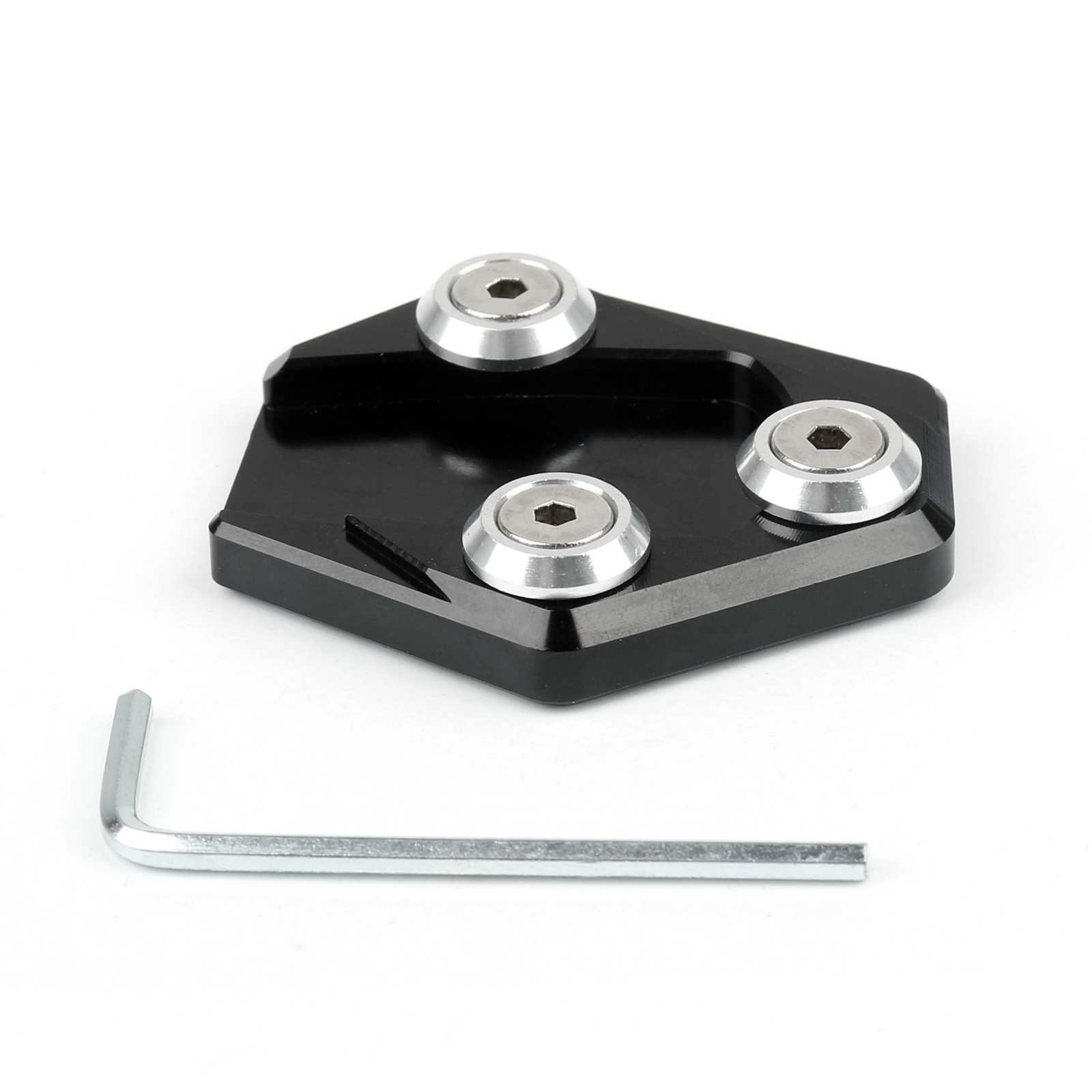 Kickstand Side Stand Enlarger Plate Pad For 14-15 HONDA Grom MSX 125 MSX125 BLK Generic