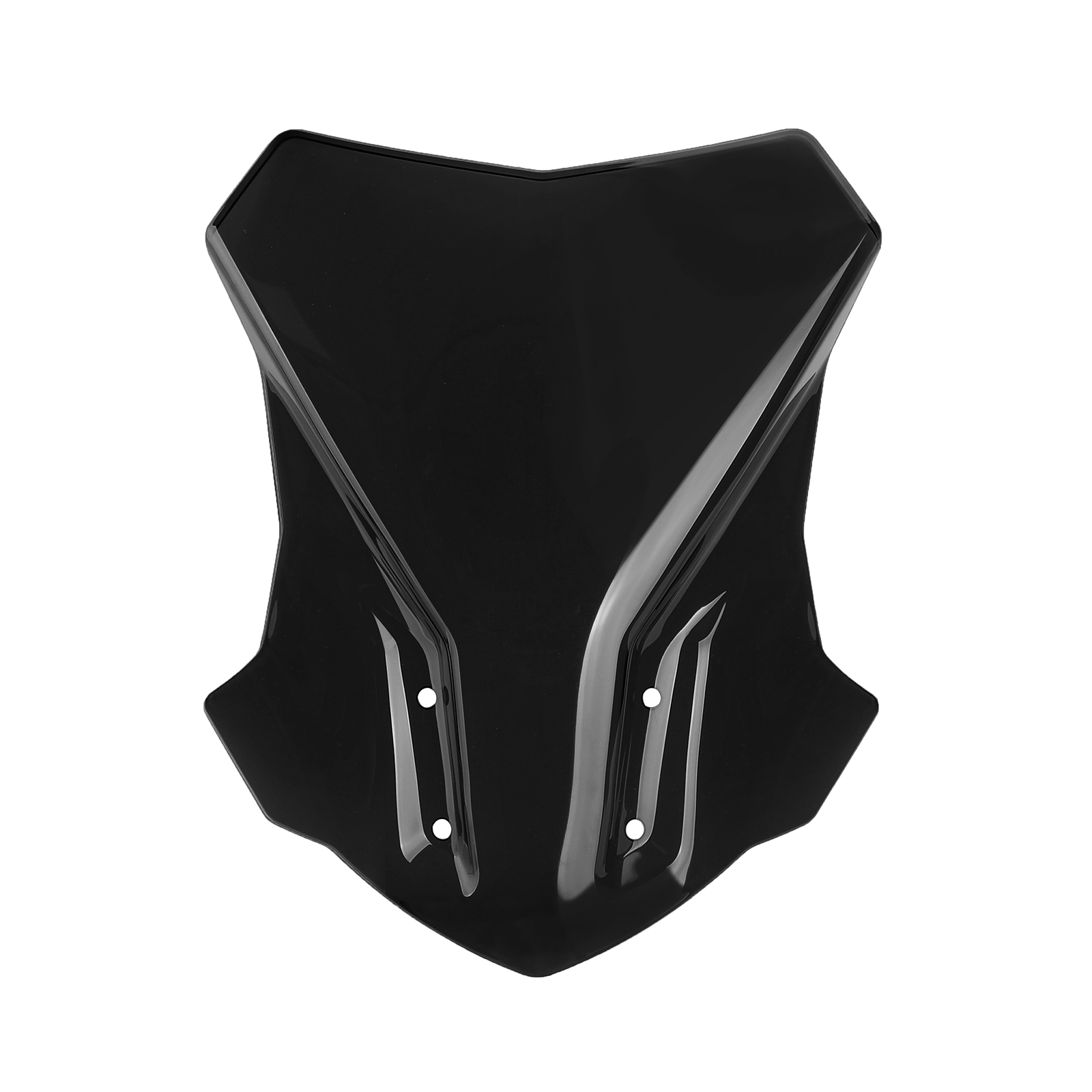 1 piece Motorcycle ABS Windscreen Windshield for BMW G310GS 2017-2018 Black Generic