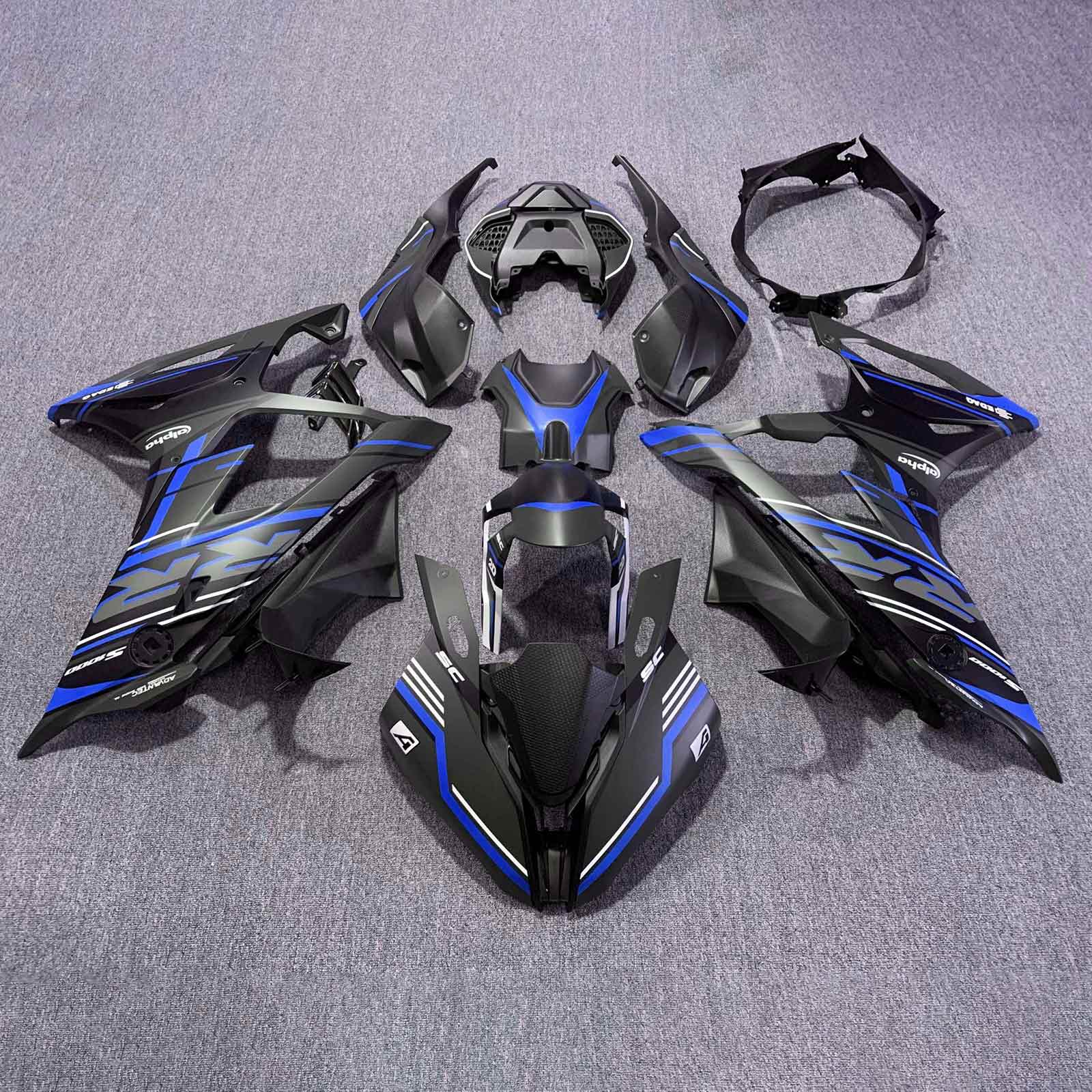 2019-2022 BMW S1000RR M1000RR Amotopart Injection Fairing Kit Bodywork Plastic ABS #125