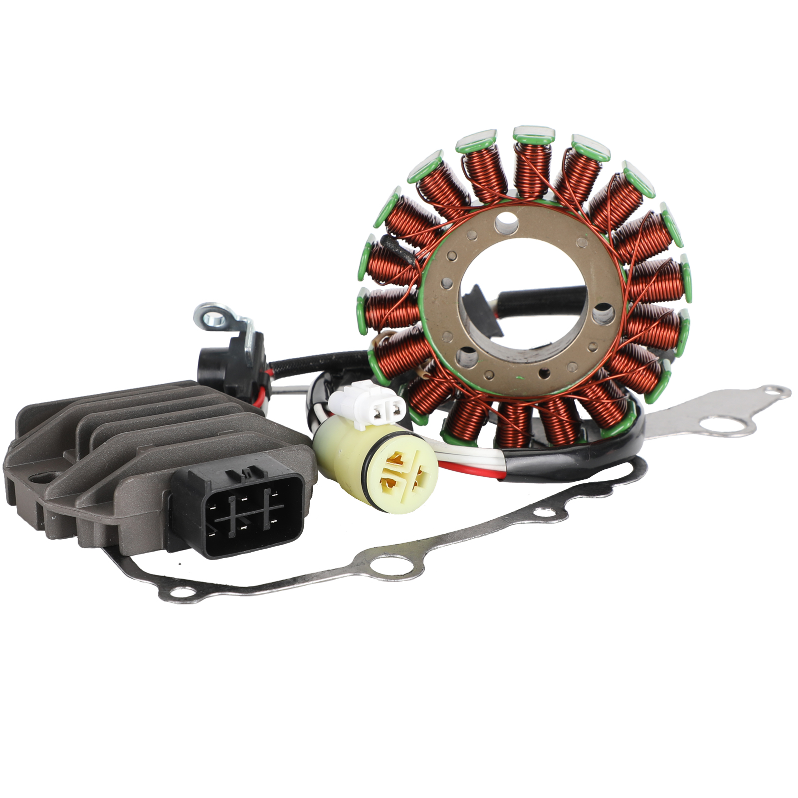 Magneto Stator+Voltage Rectifier+Gasket For Yamaha Raptor 250 YFM250R 2008-2013 Generic