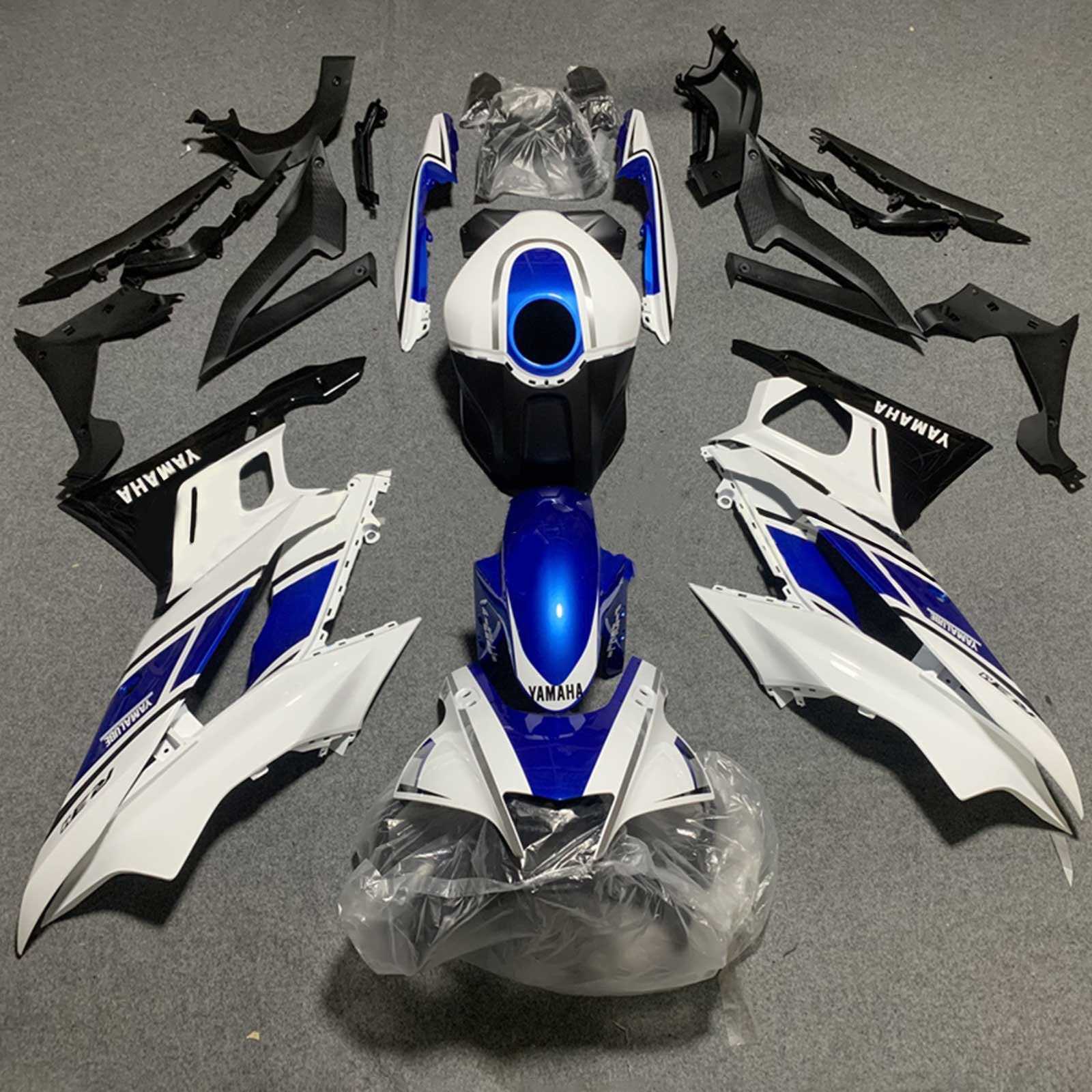 2019-2021 Yamaha YZF-R3 R25 Amotopart Injection Fairing Kit Bodywork Plastic ABS #129 2019-2021 Yamaha YZF-R3 R25 Amotopart Injection Fairing Kit Bodywork Plastic ABS #129