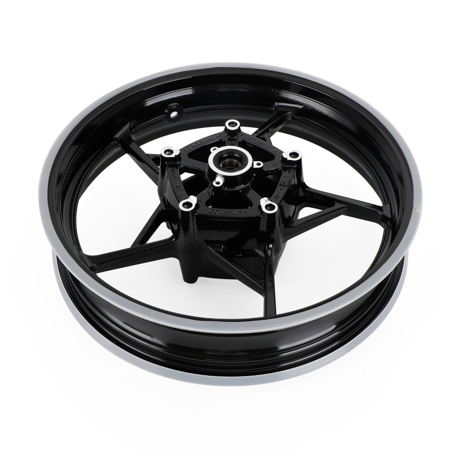 Black Front Wheel Rim For Kawasaki Z900 ZR900 / Z900RS / Cafe 2017-2021 Generic