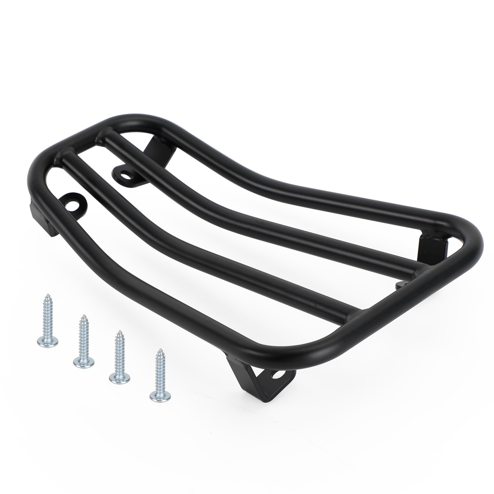 Floor Board Rack Carrier Matt Black For Vespa Primavera Sprint 50 125 150 Generic