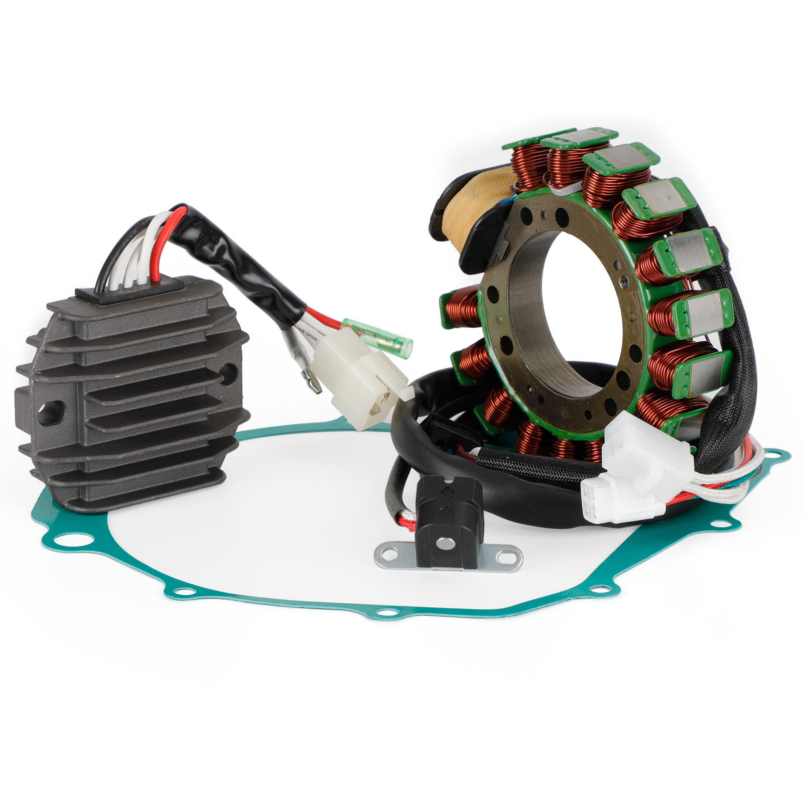 Magneto Stator+Voltage Rectifier+Gasket For Yamaha YFM350 Big Bear 350 2x4 1999 Generic