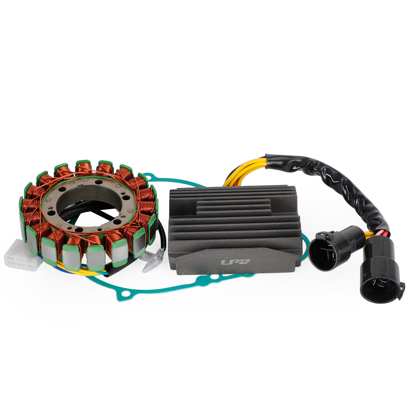 Magneto Stator+Voltage Rectifier+Gasket For Kawasaki Ninja ZX9R ZX-9R 2000-2003 Generic