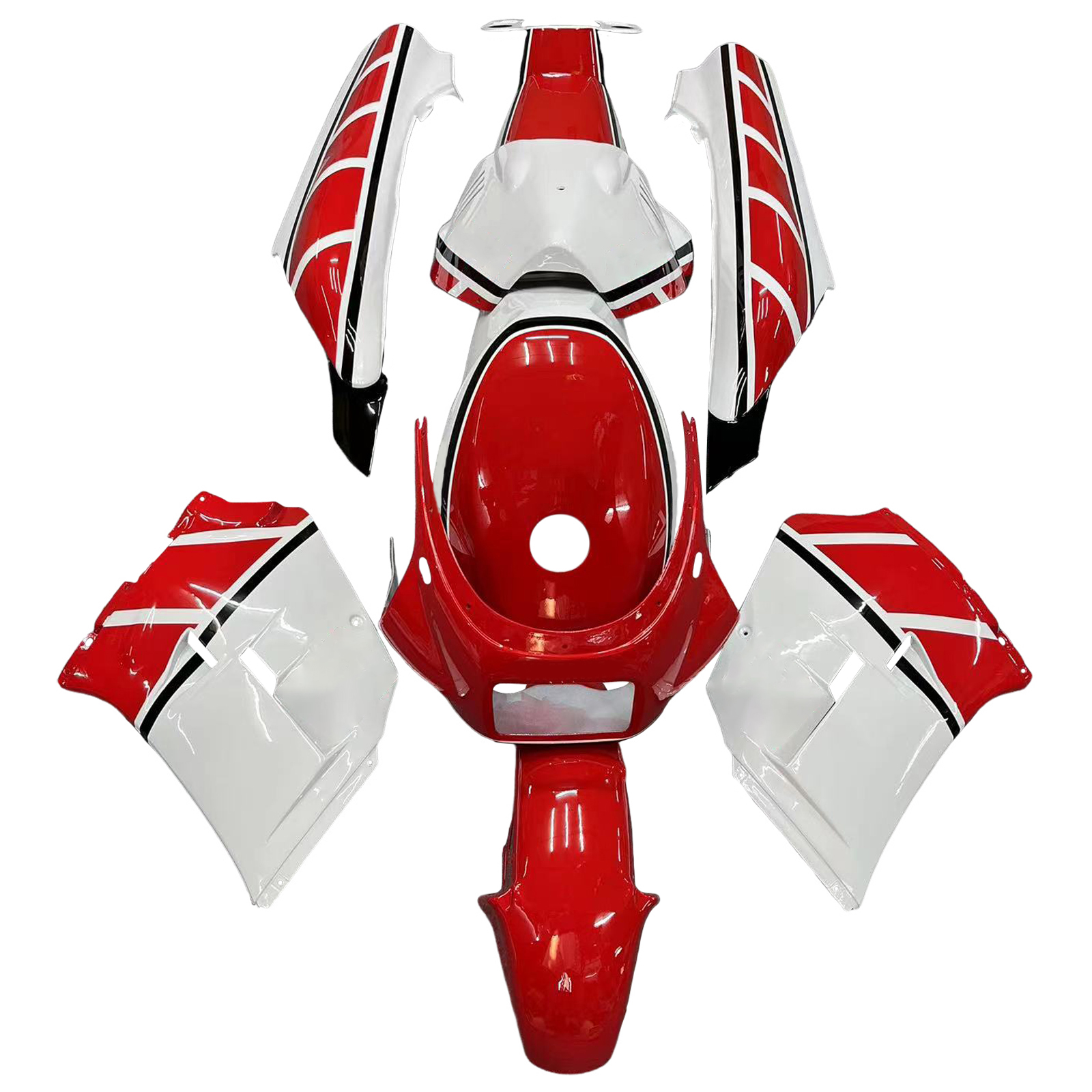 1985-1987 Yamaha RZ500 Amotopart Injection Fairing Kit Bodywork Plastic ABS #101