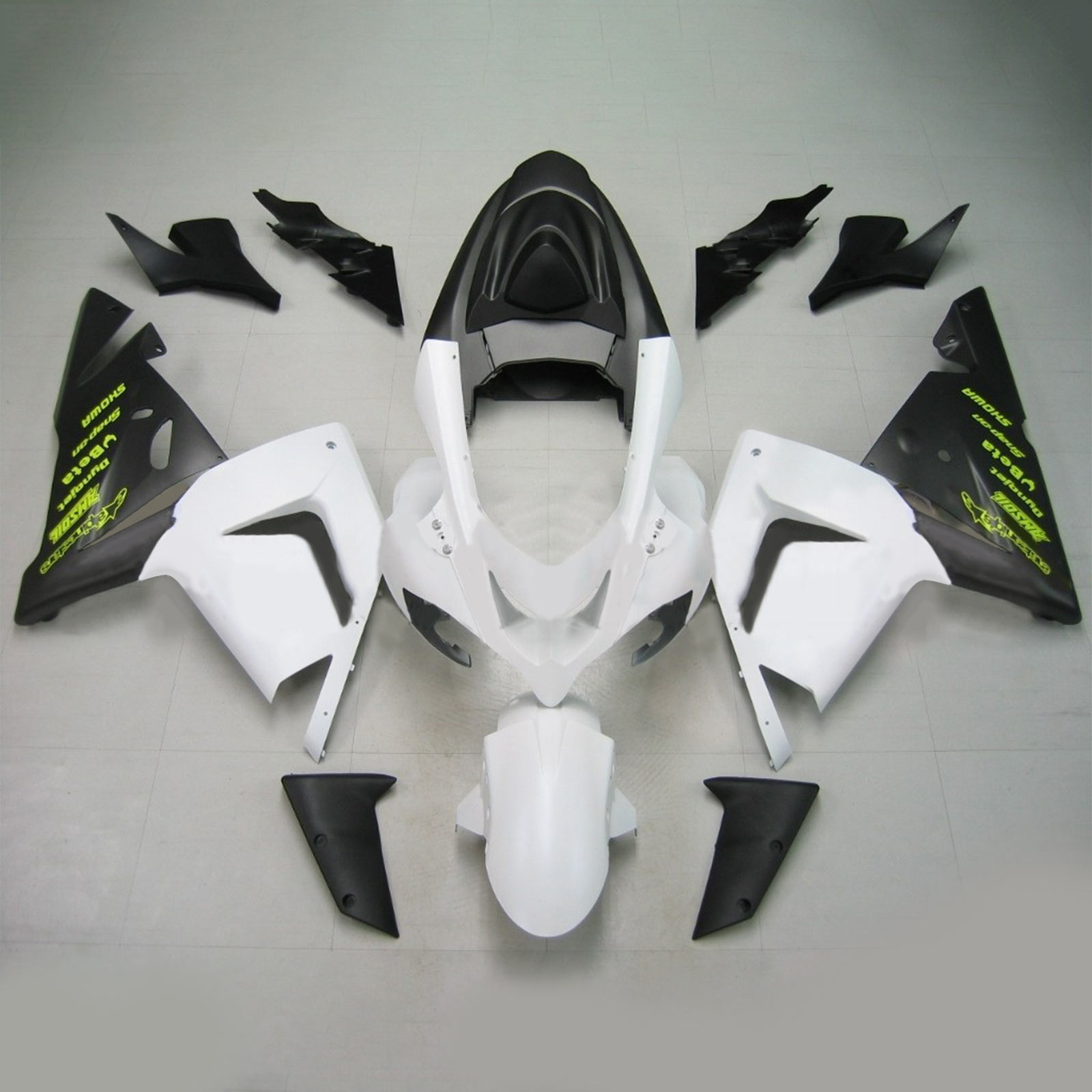 2004-2005 Kawasaki ZX10R Amotopart Injection Fairing Kit Bodywork Plastic ABS #129 2004-2005 Kawasaki ZX10R Amotopart Injection Fairing Kit Bodywork Plastic ABS #129