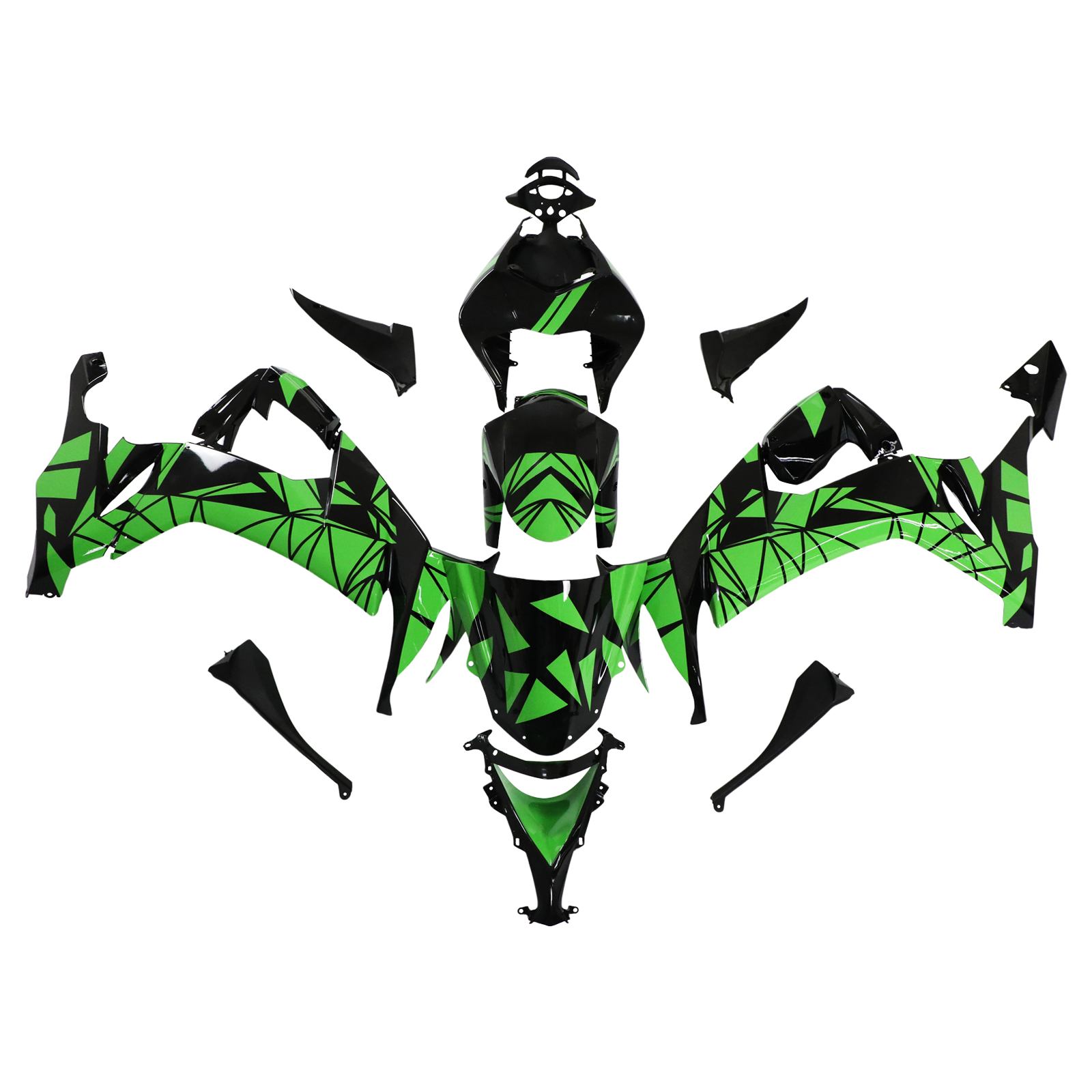 2008-2010 Kawasaki ZX10R Amotopart Injection Fairing Kit Bodywork Plastic ABS #117 2008-2010 Kawasaki ZX10R Amotopart Injection Fairing Kit Bodywork Plastic ABS #117