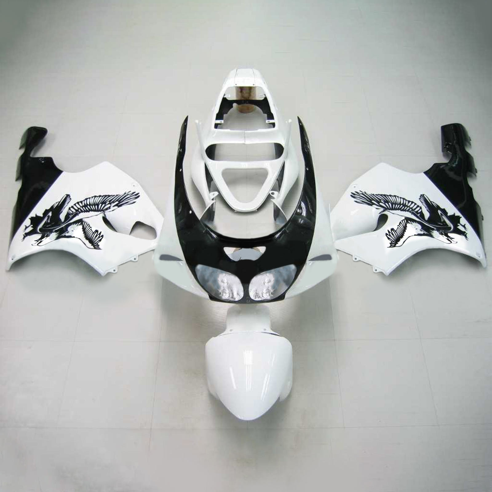 1996-2003 Kawasaki ZX7R Amotopart Injection Fairing Kit Bodywork Plastic ABS #115
