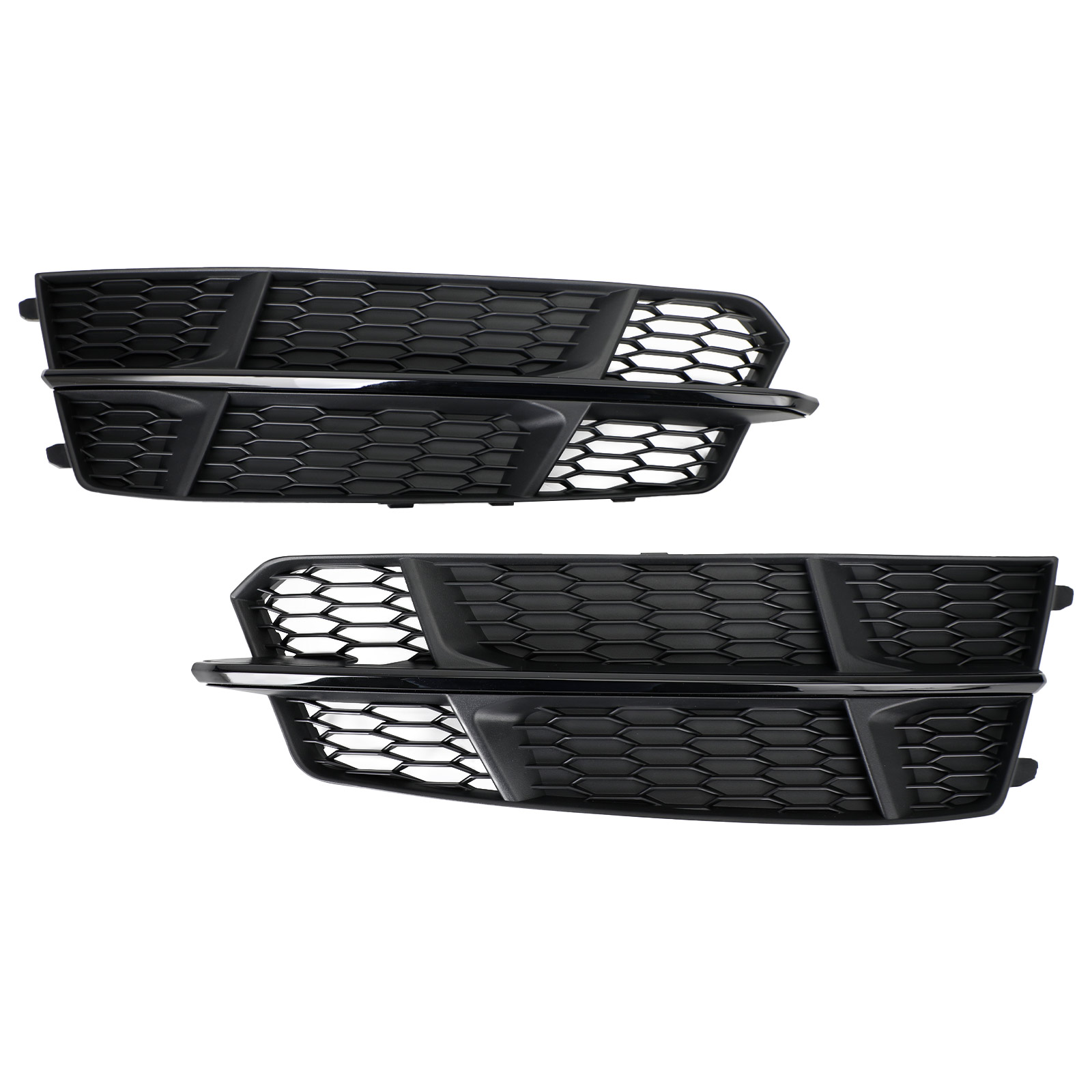 Front Bumper Lower Grille Grill Fit Audi A6 C7 S-Line 2016-2018 Matt Black Generic