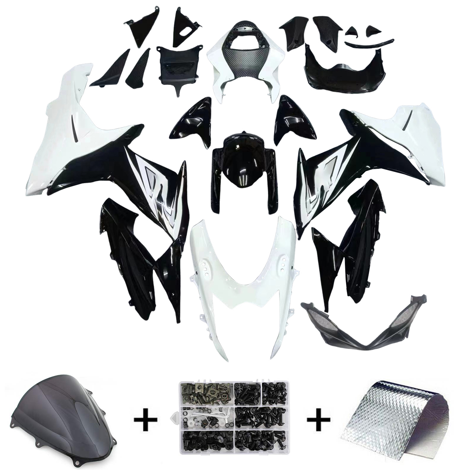 2011-2023 Suzuki GSXR 600/750 K11 Amotopart Injection Fairing Kit Bodywork Plastic ABS #106