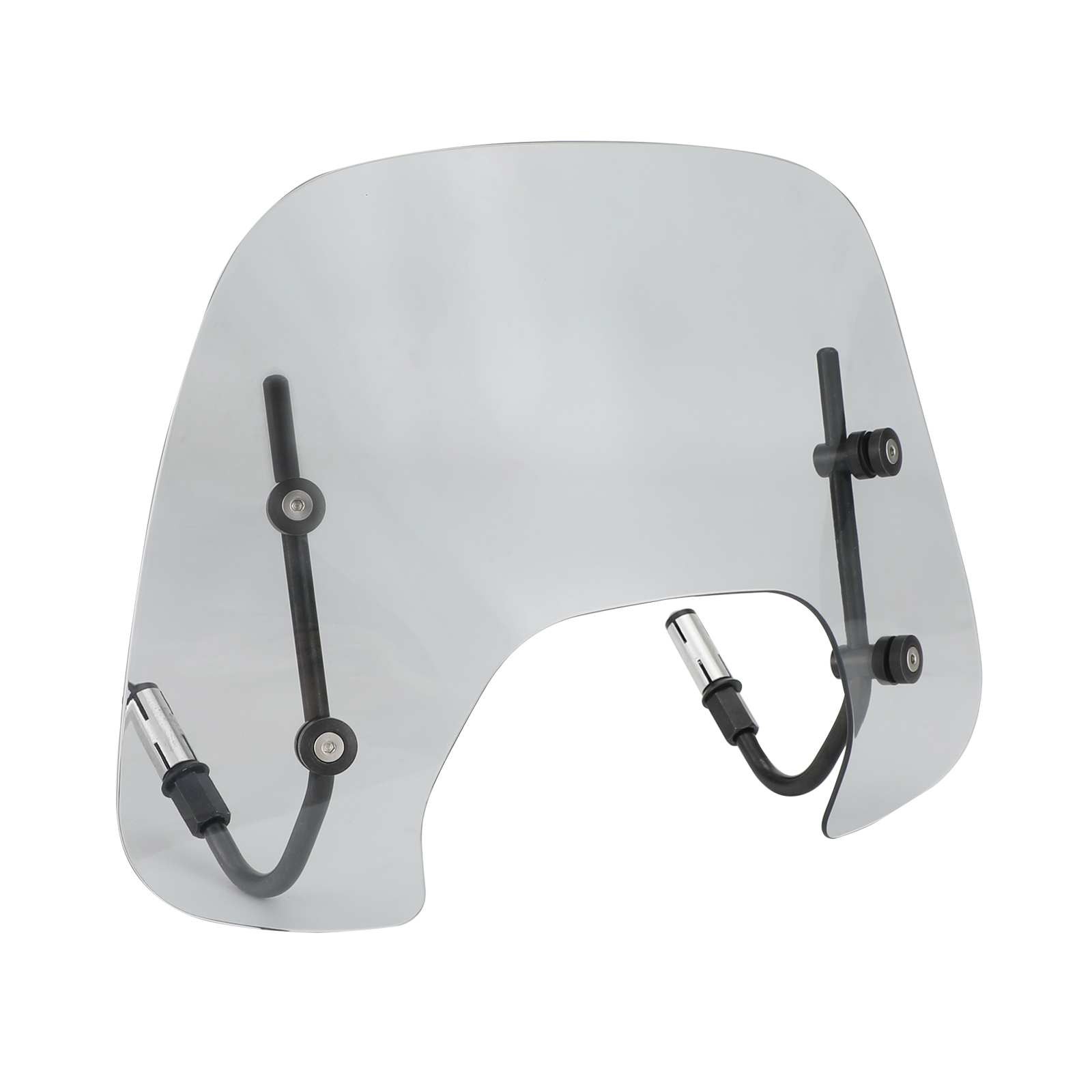 ABS Motorcycle Windshield WindScreen fit for Vespa Sprint 150 2016-2021 Gray Generic