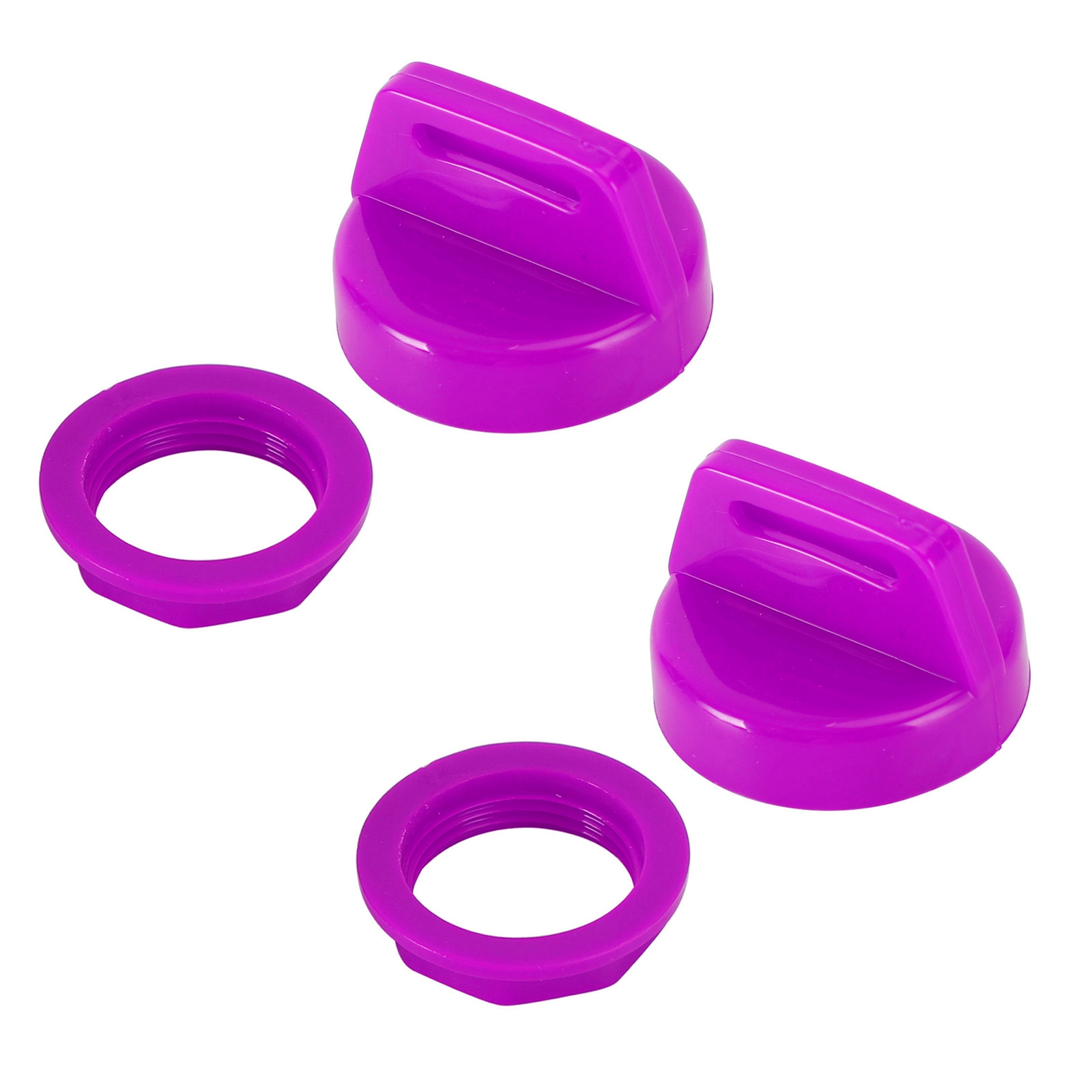 2PCS Violet Ignition Key Cover w/Nut For Polaris RZR XP 570 800 900 1000 5433534 Generic