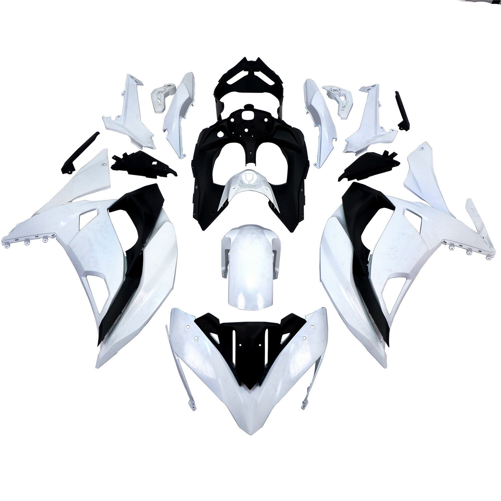 Bodywork Fairing Injection Unpainted For Kawasaki ER6F/Ninja650 2017-2019 #133