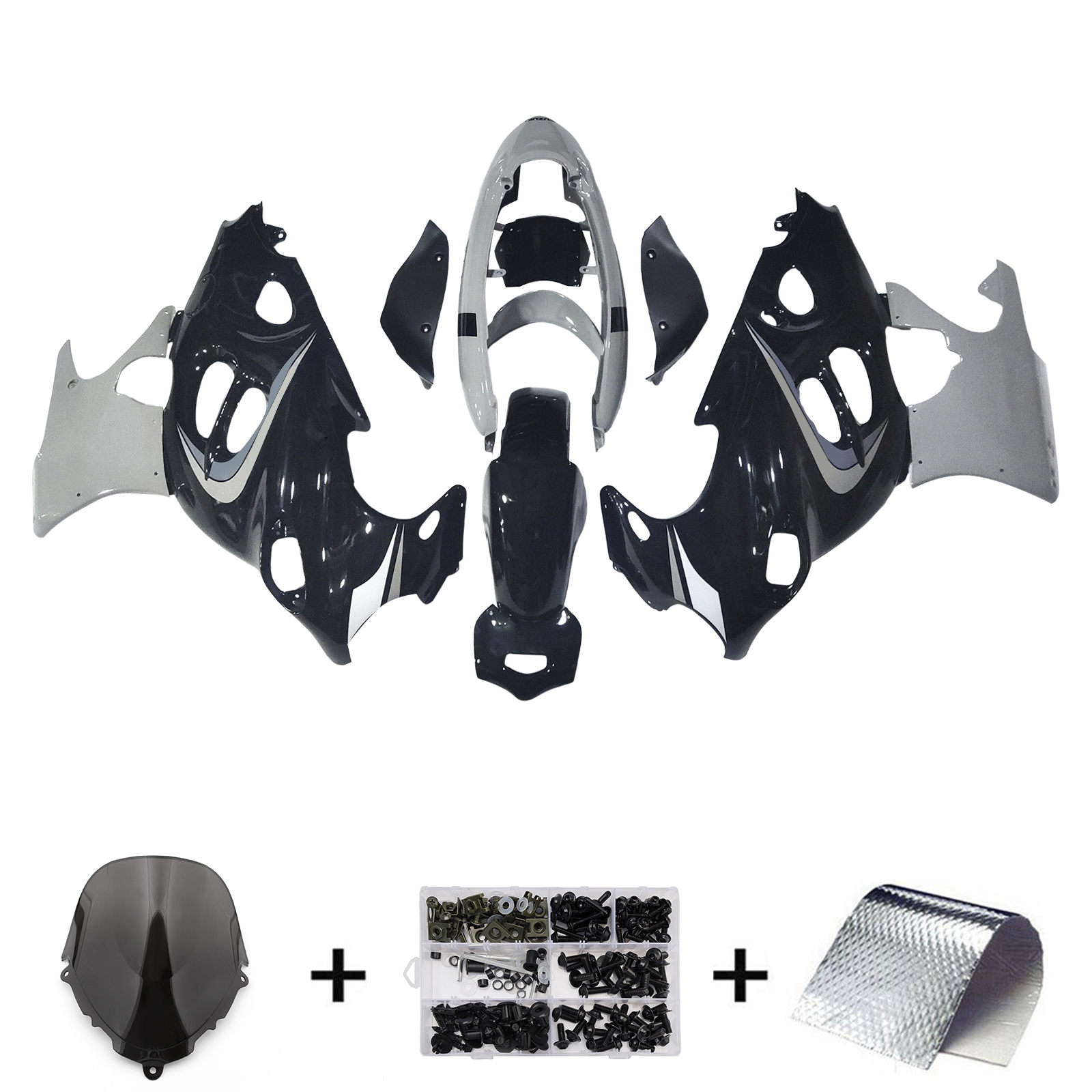 2003-2006 Suzuki Katana GSXF600 GSXF750 Amotopart Injection Fairing Kit Bodywork #110