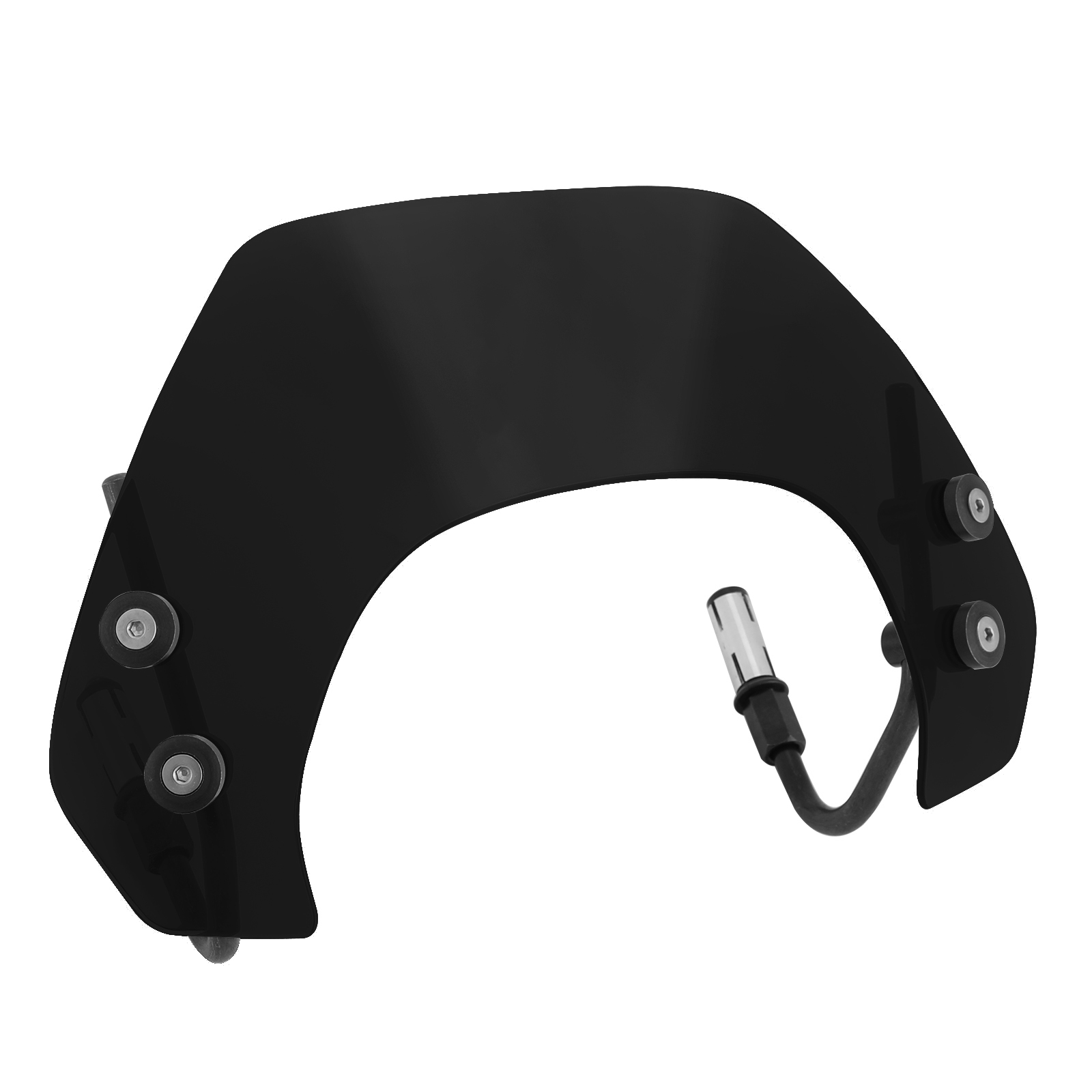 Short Motorcycle Windshield WindScreen fit for Vespa Sprint 150 2016-2021 BLK Generic