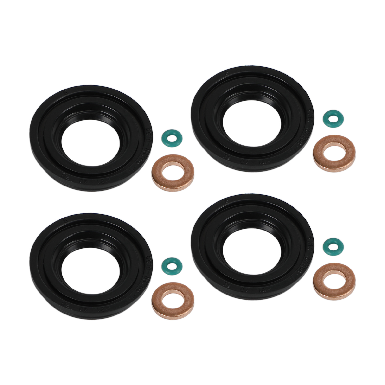 4PCS Injector Seals Fit Ford Transit MK3 MK6 MK7 2.0 2.2 2.4 TDCI TDDI Generic