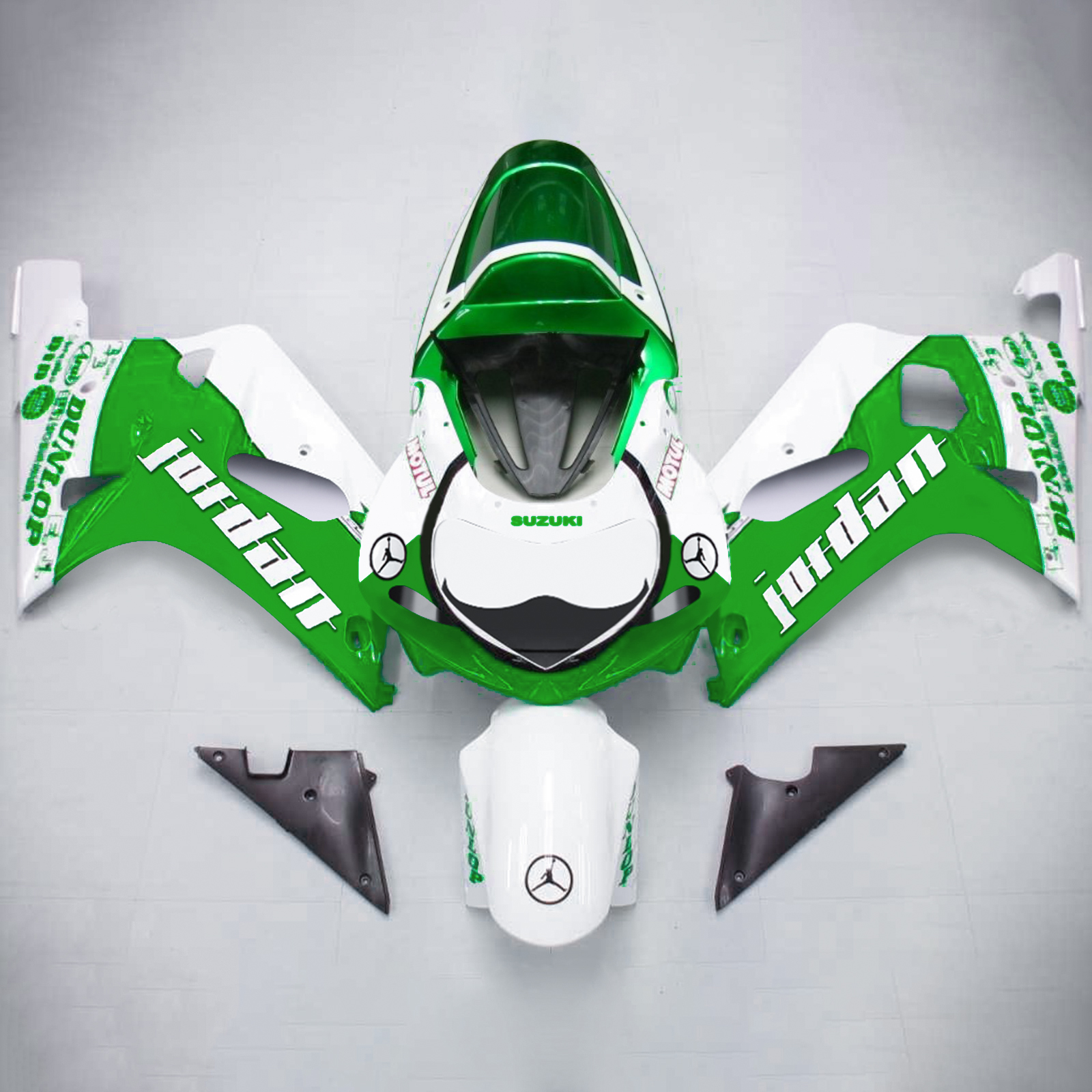 2001-2003 Suzuki GSXR750 K1 Amotopart Injection Fairing Kit Bodywork Plastic ABS #122