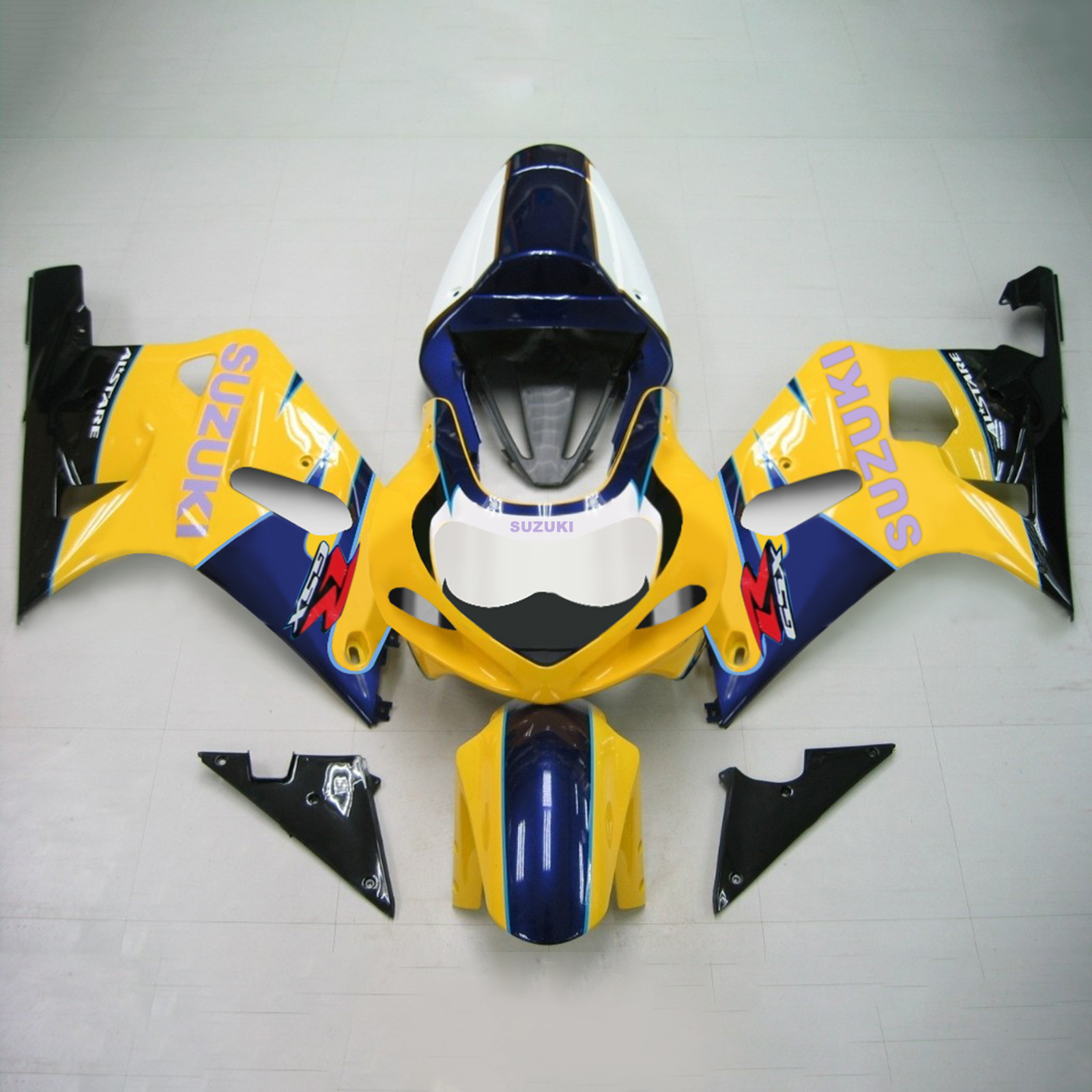 2001-2003 Suzuki GSXR750 K1 Amotopart Injection Fairing Kit Bodywork Plastic ABS #123