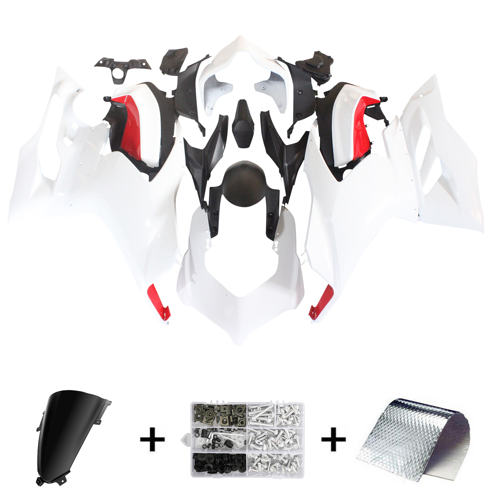 2020-2022 Ducati Panigale V2 Injection Fairing Kit Bodywork #102 Amotopart