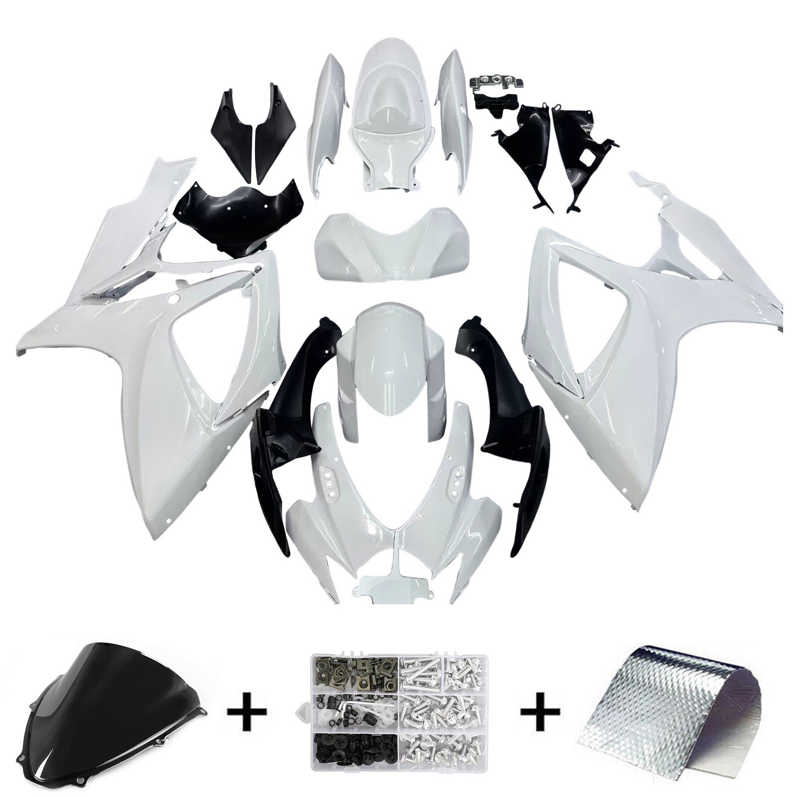 2006-2007 Suzuki GSXR 600/750 K6 Amotopart Injection Fairing Kit Bodywork Plastic ABS #155
