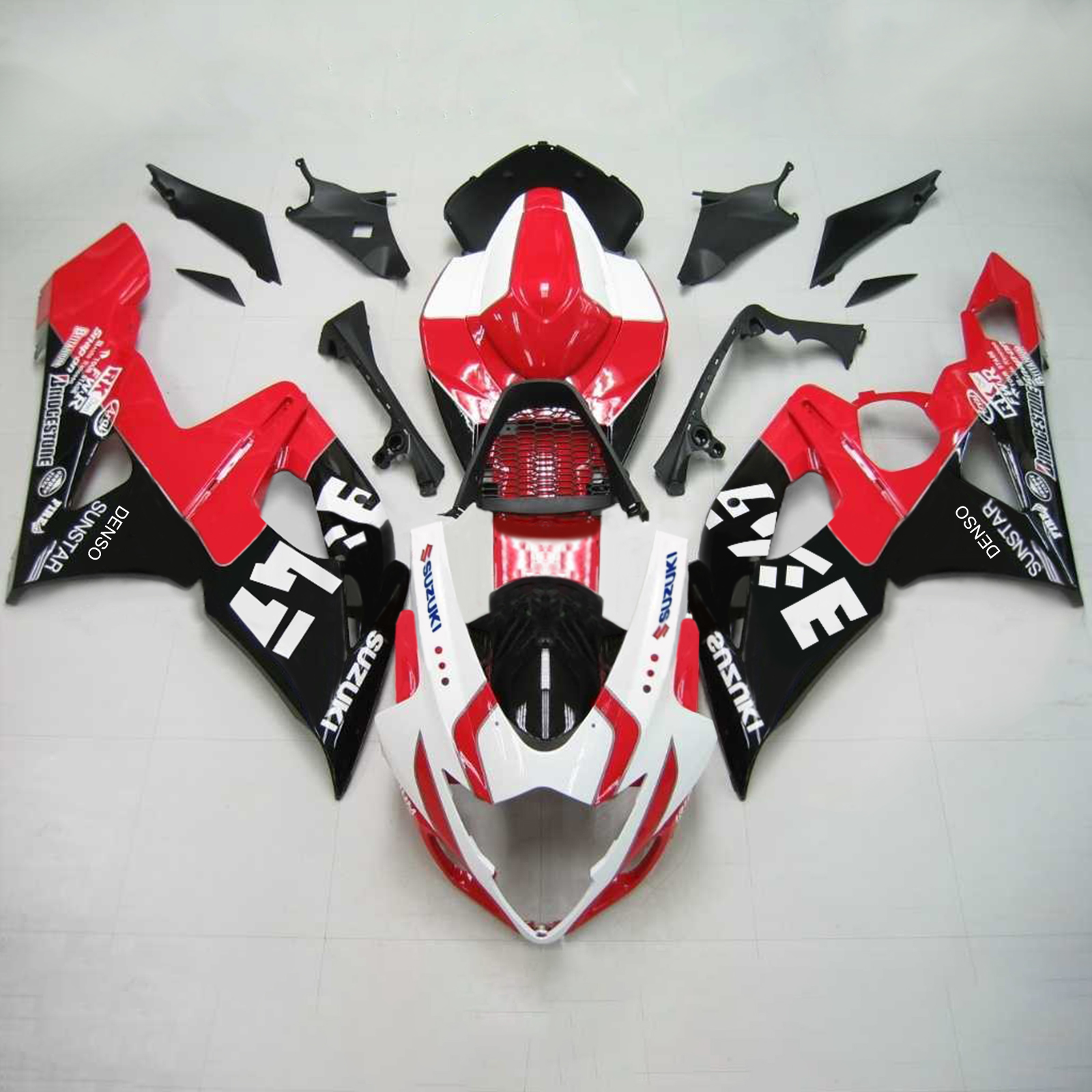 2005-2006 Suzuki GSXR1000 K5 Amotopart Injection Fairing Kit Bodywork Plastic ABS #148 2005-2006 Suzuki GSXR1000 K5 Amotopart Injection Fairing Kit Bodywork Plastic ABS #148
