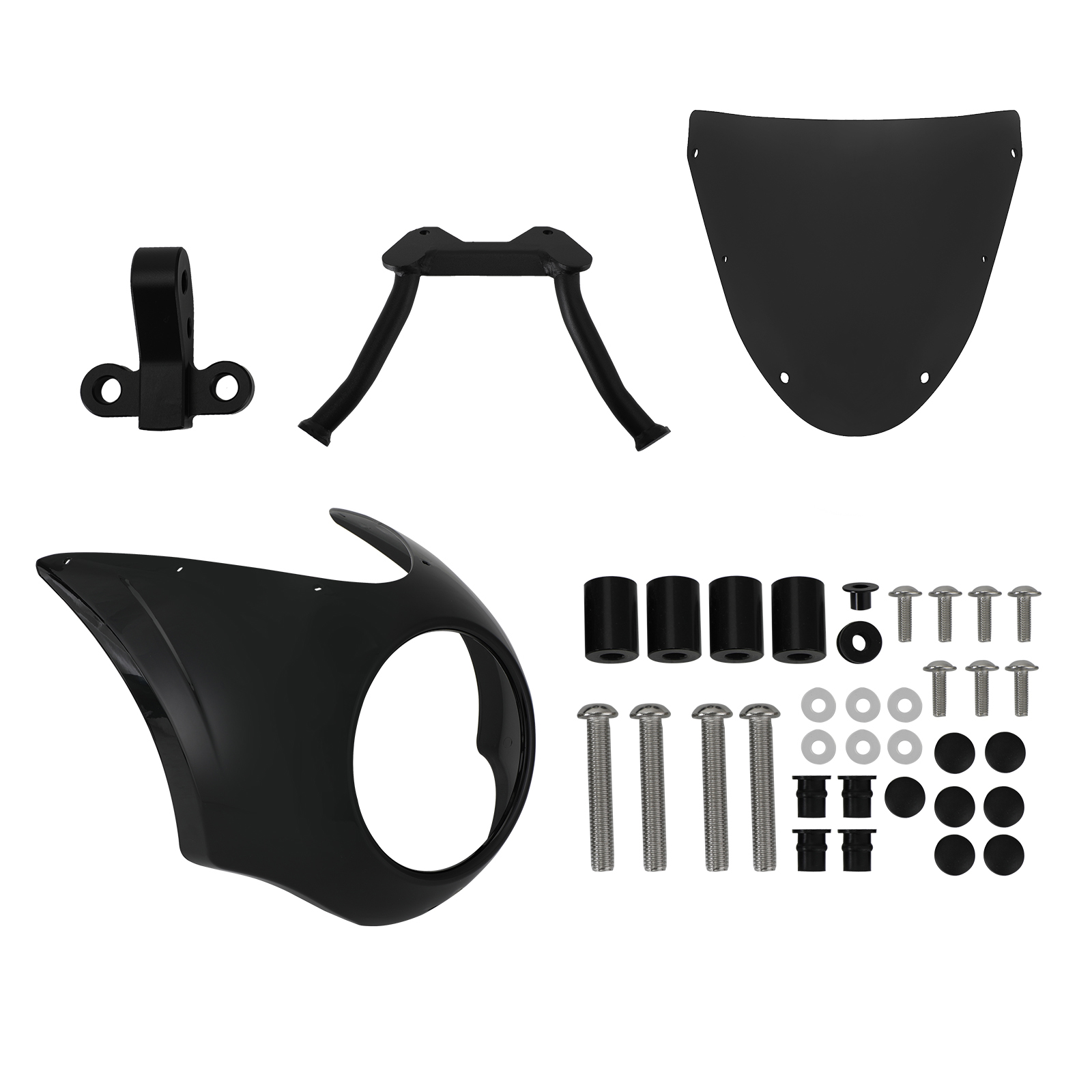 2020-2022 BMW R18 Headlight Windscreen Cover Windshield WindScreen BLK Generic