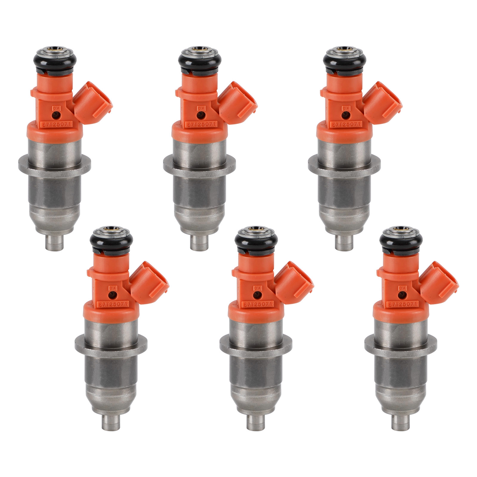 6PCS 68F-13761-00-00 Fuel Injectors For Yamaha Outboard HPDI 150-200 HP E7T05071 Generic