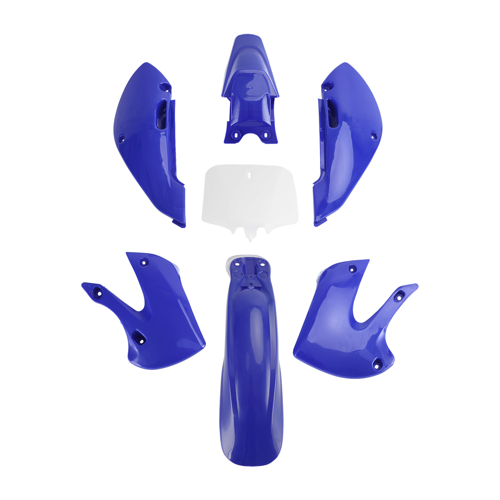 Kawasaki KLX110 KLX65 RM65 DRZ110 Blue Injection ABS Plastic Bodywork Amotopart Fairing Kit