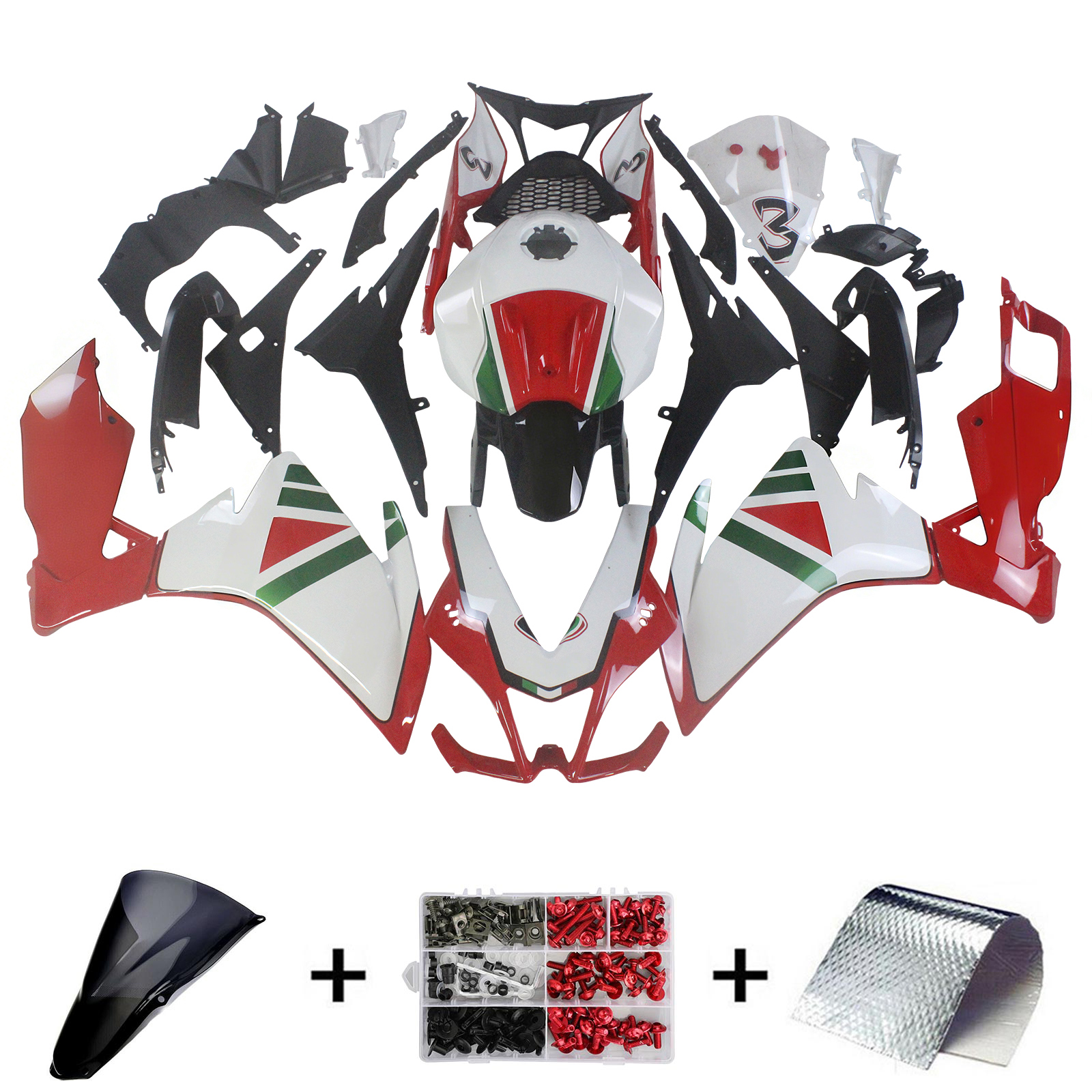 2012-2016 Aprilia RS4|125|50 Amotopart Injection Fairing Kit Bodywork #105
