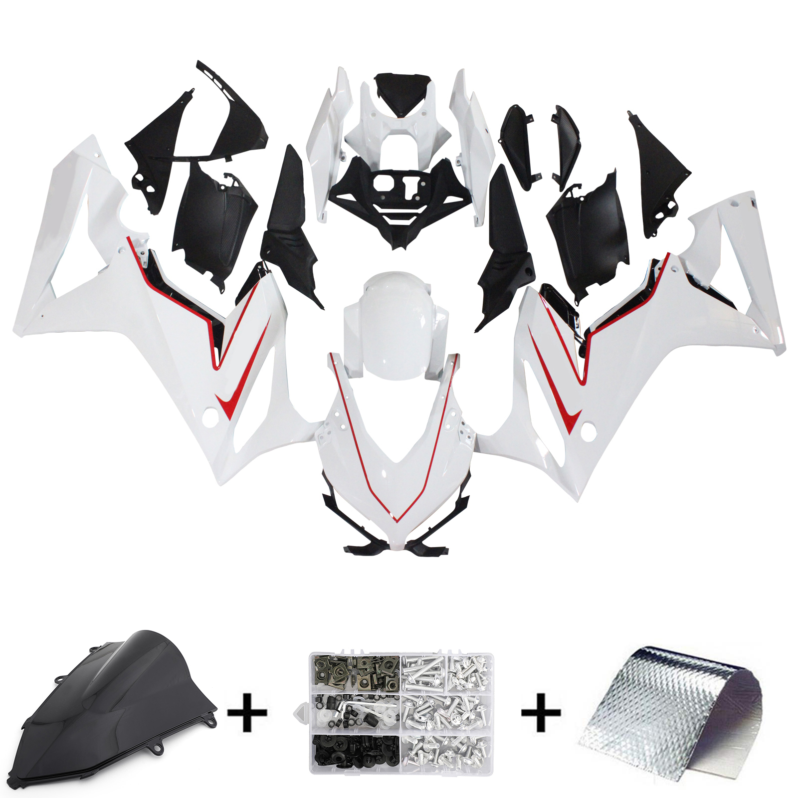2019-2020 Honda CBR650R Amotopart Injection Fairing Kit Bodywork Plastic ABS #109