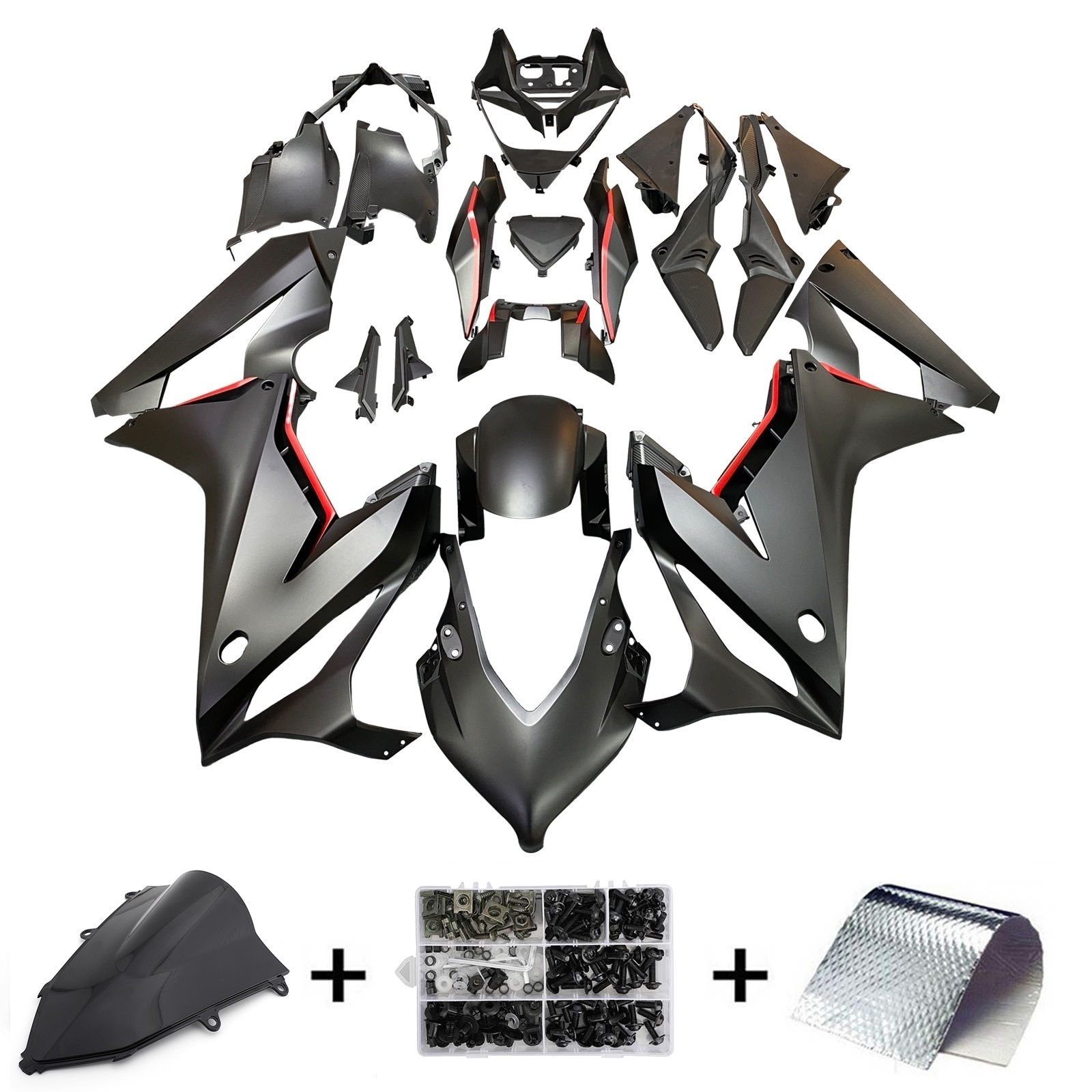 2021-2022 Honda CBR650R Amotopart Injection Fairing Kit Bodywork Plastic ABS #101