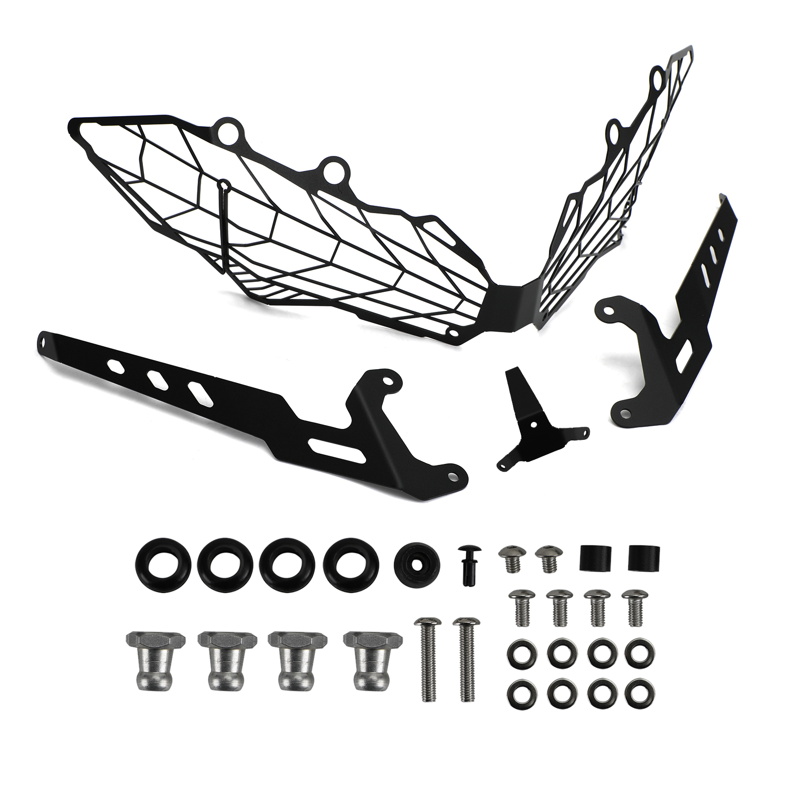 Front Headlight Guard Cover Black Fit For Kawasaki Versys 1000 2019-2021 2020 Generic