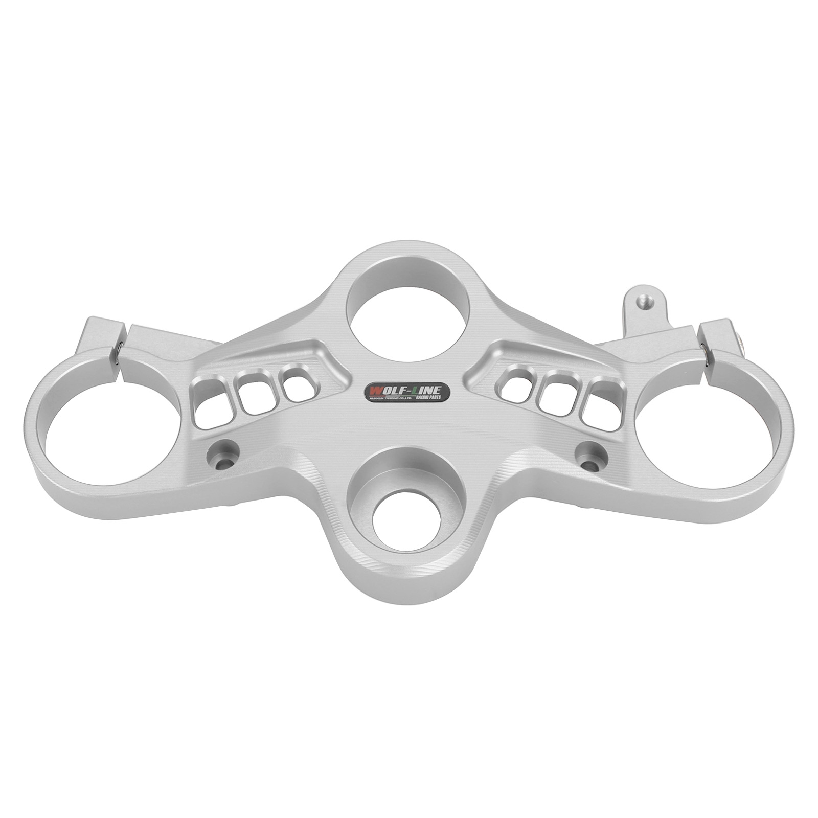 2021-2023 Yamaha YZF-R7 Aluminum Upper Front Top Triple Tree Clamp Silver Generic